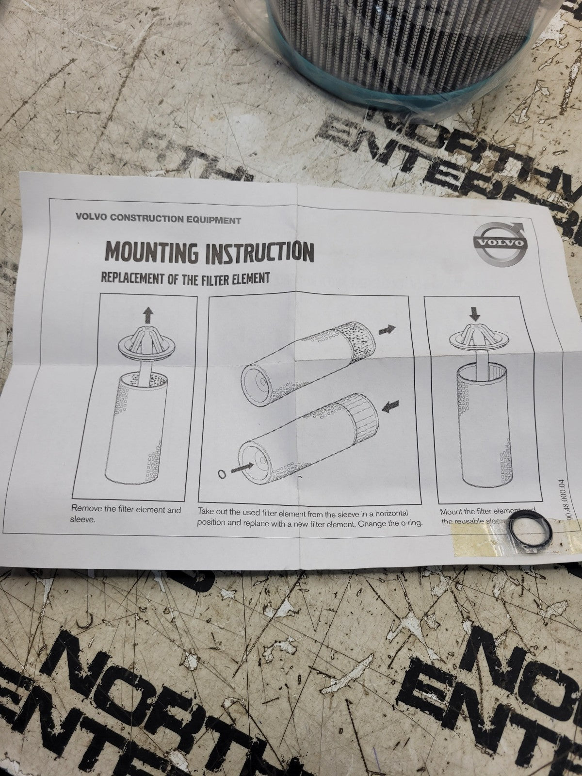 NEW 11119887 GENUINE VOLVO HYDRAULIC FILTER VOE11119887