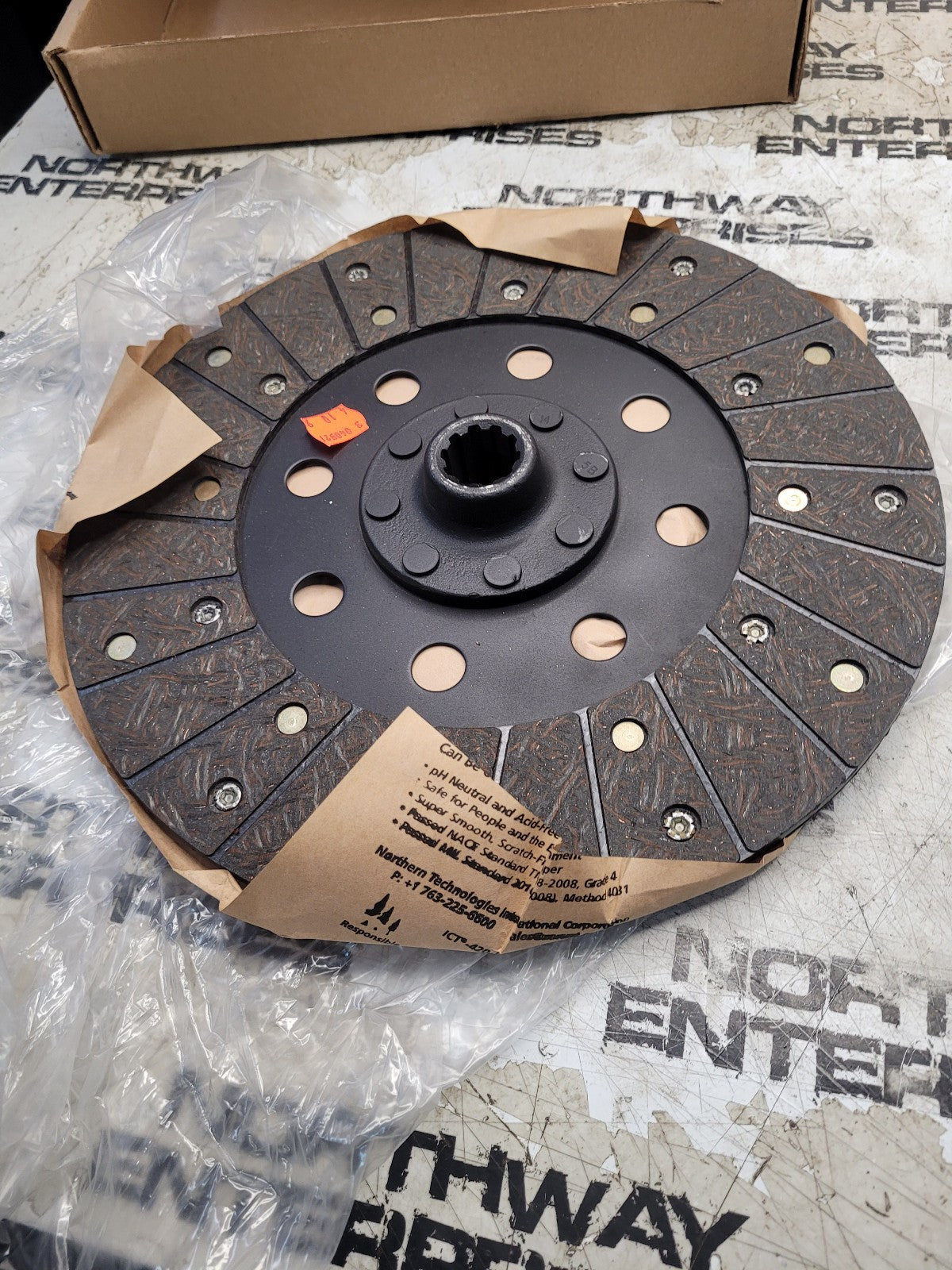 NEW D2091671 11" PTO Disc, Woven, w/ 1" 10 Spline Hub