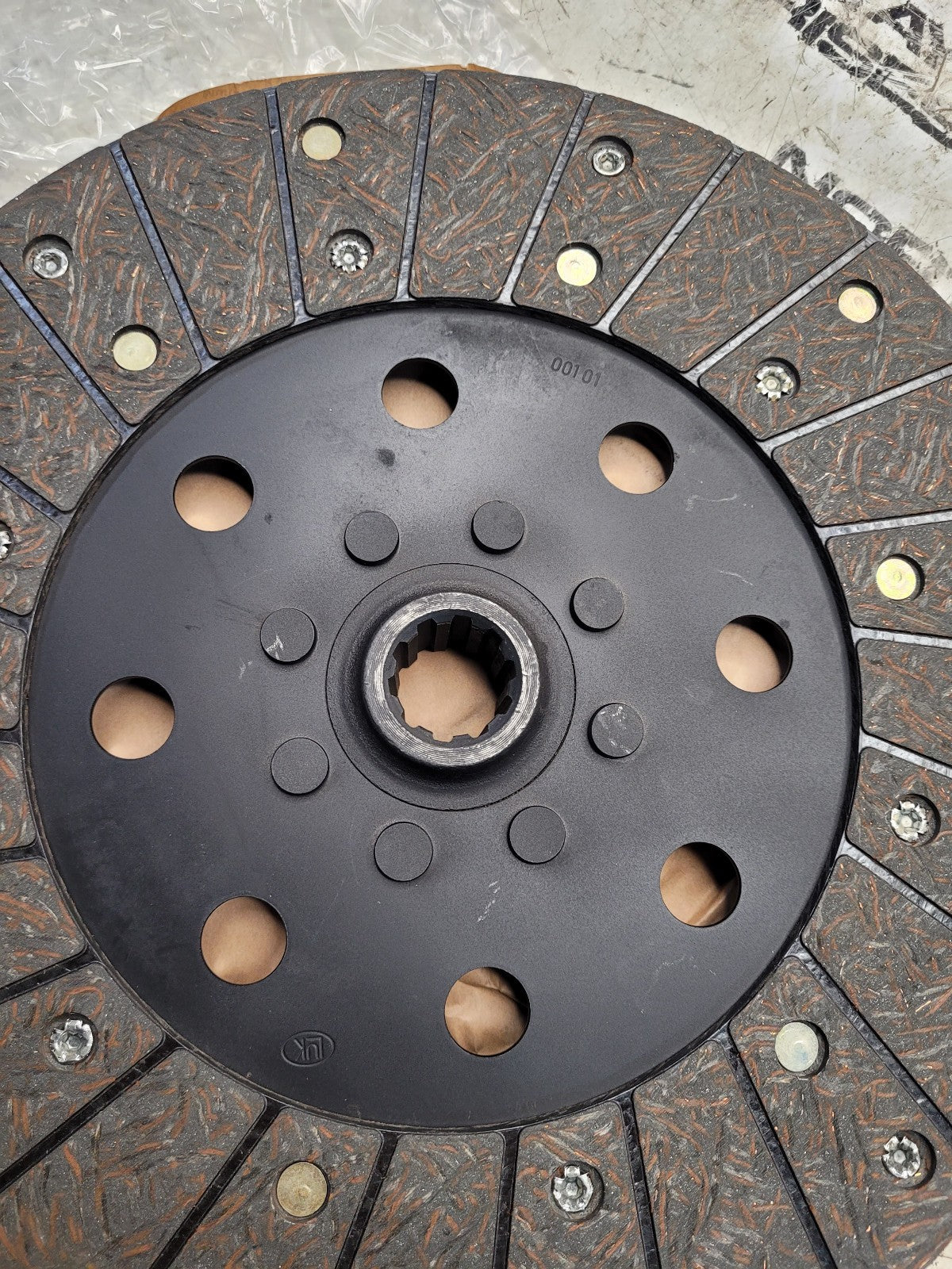 NEW D2091671 11" PTO Disc, Woven, w/ 1" 10 Spline Hub
