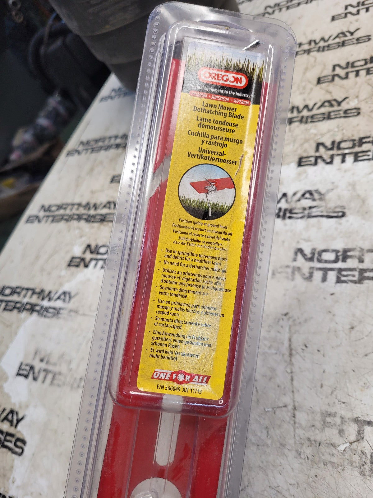 690-618-0 OREGON Lawn Mower Dethatching Blade 18"