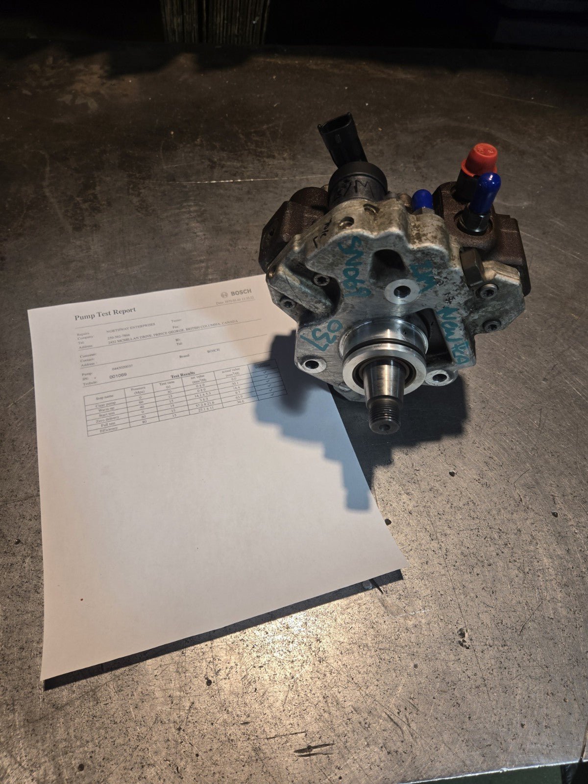 Tested 0445020037 Bosch CP3 Injection Pump 07-10 GM Duramax 8973613516