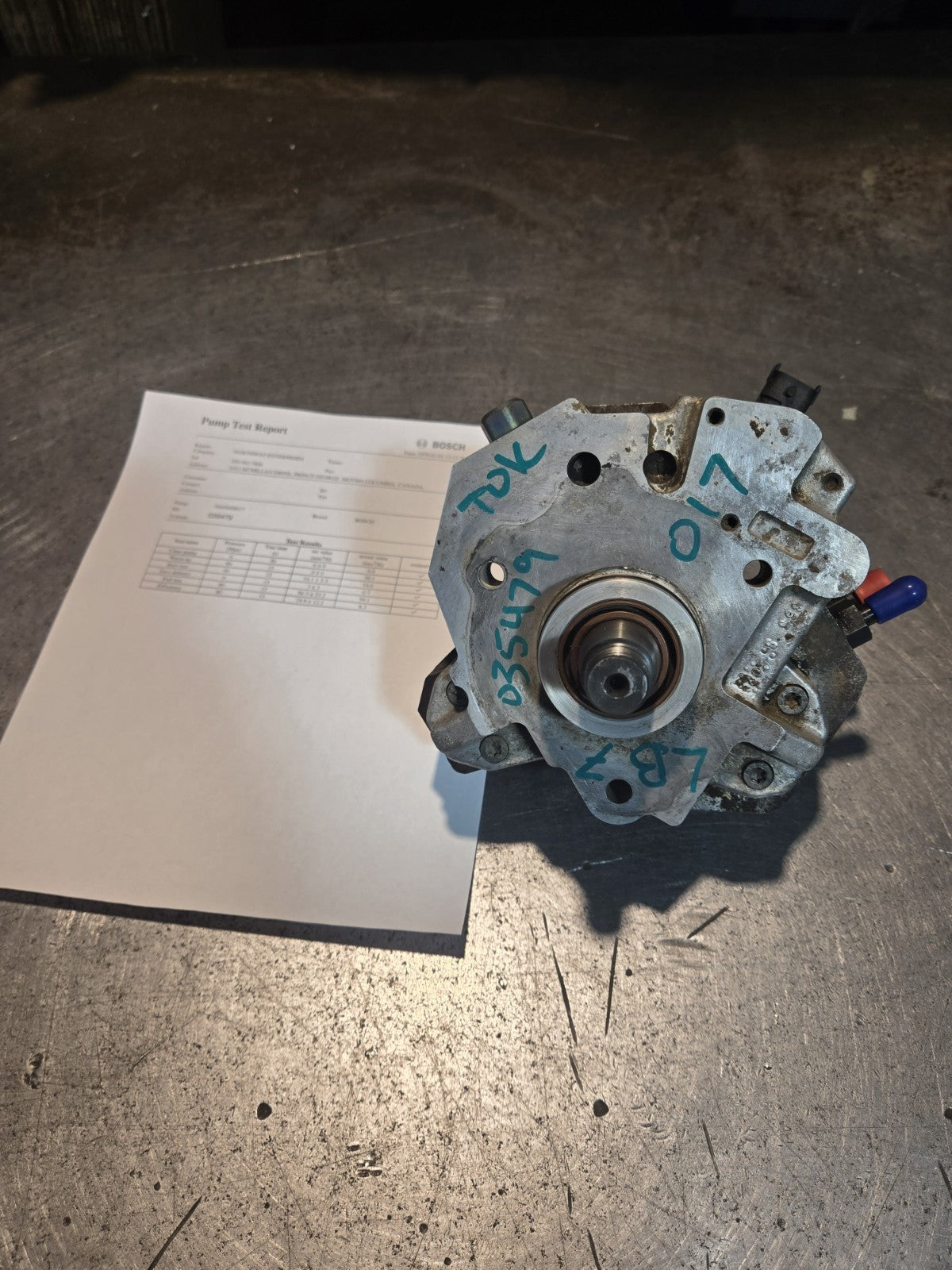 TESTED 0445020017 Bosch CP3 Pump GM Duramax 8972080732