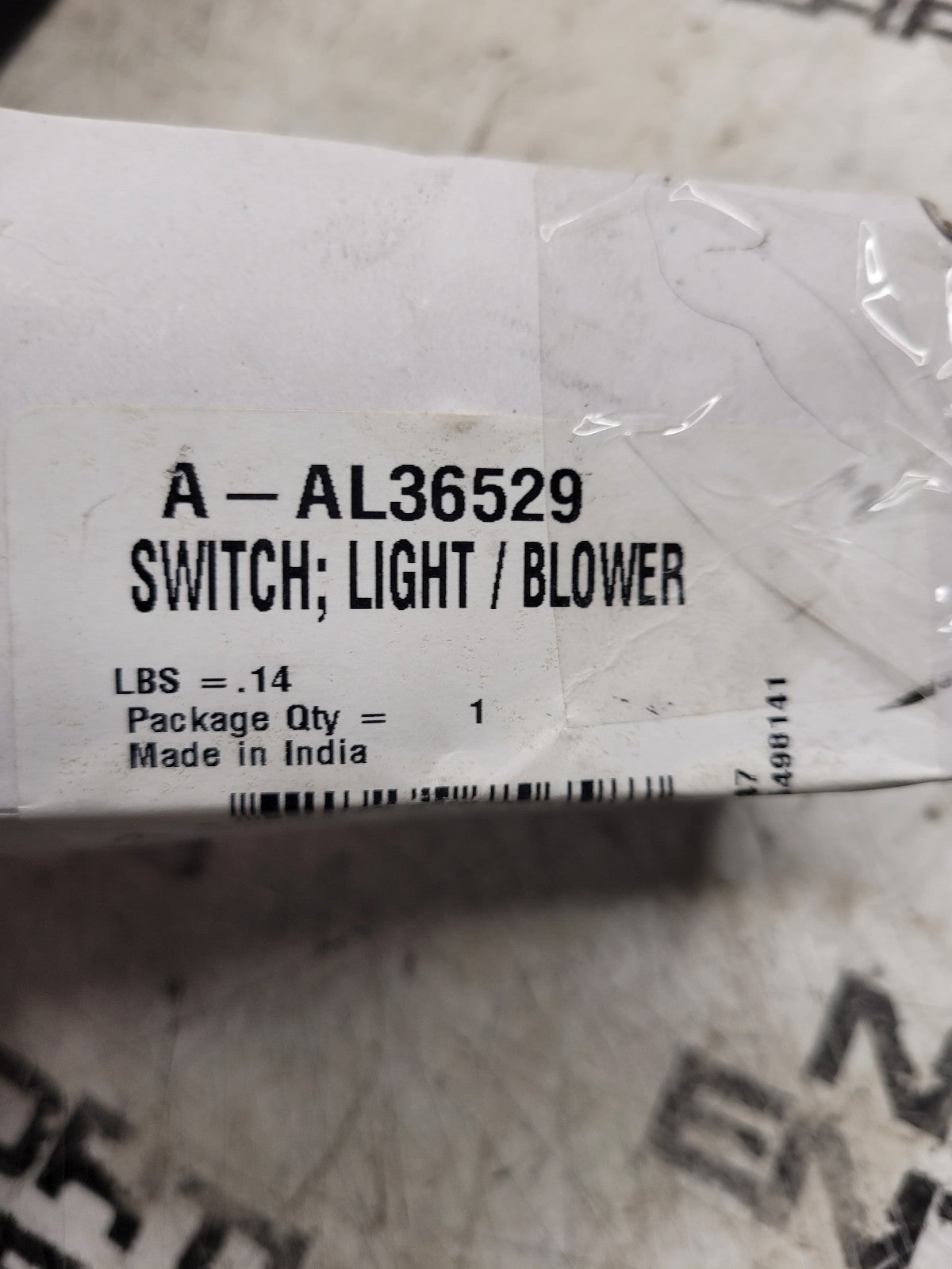 New A-AL36529 A&I Rotary Light Switch