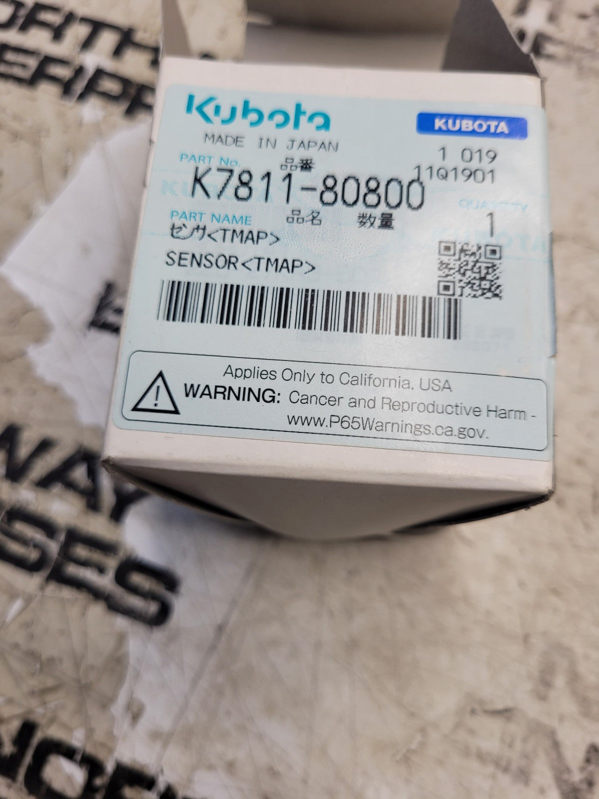 KUBOTA K7811-80800 OEM MAP Sensor Fits RTV-XG850