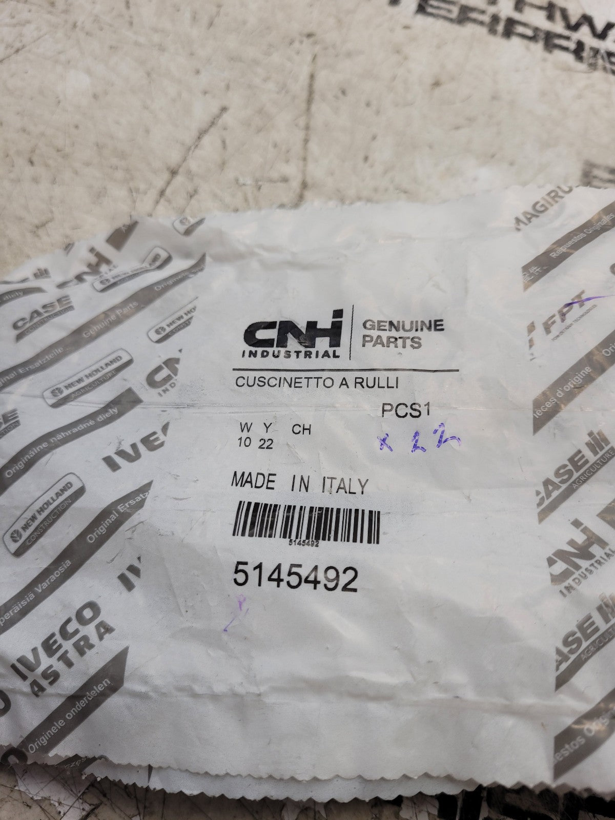 1 BAG OF 22PC - 5145492 CNH ROLLER BEARING NEEDLES 30 mm ID x 40 mm OD x 29 mm