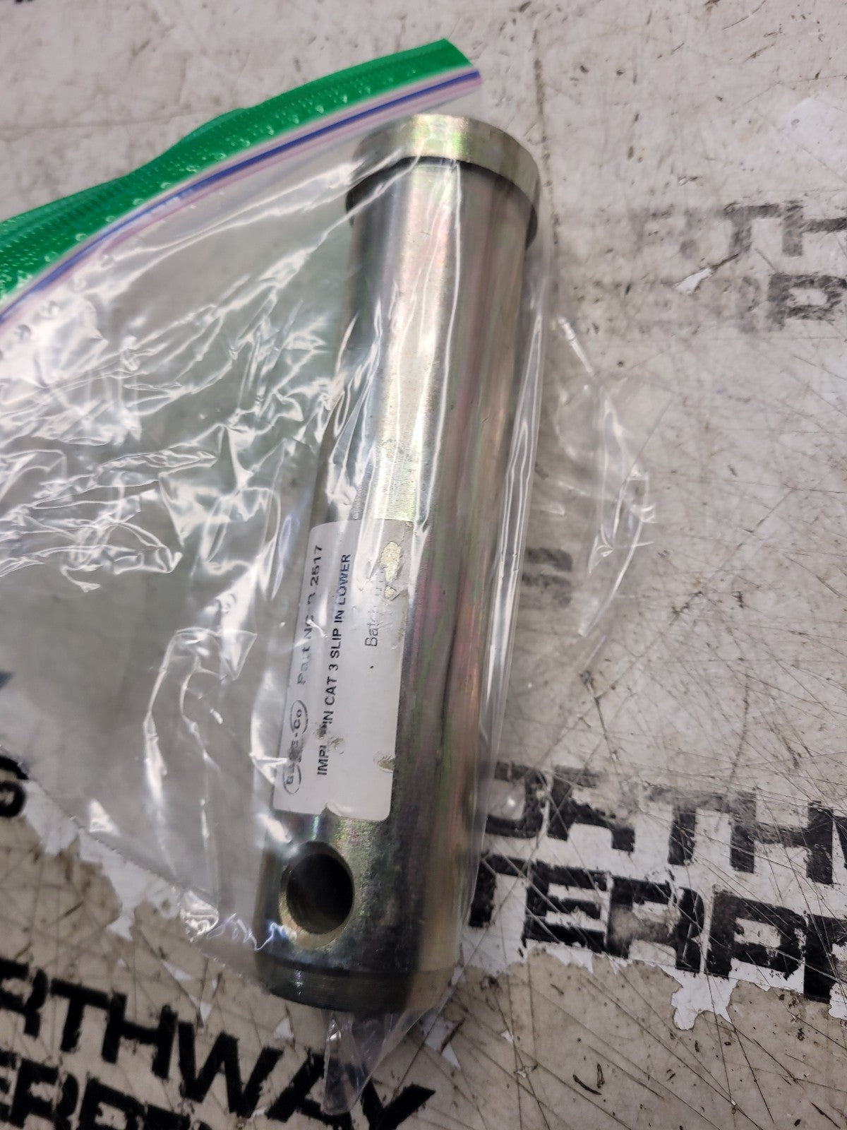 Bare-Co B2517 slip in lower mounting pin 17/16" (36.5MM) to suit CAT 3 linkage