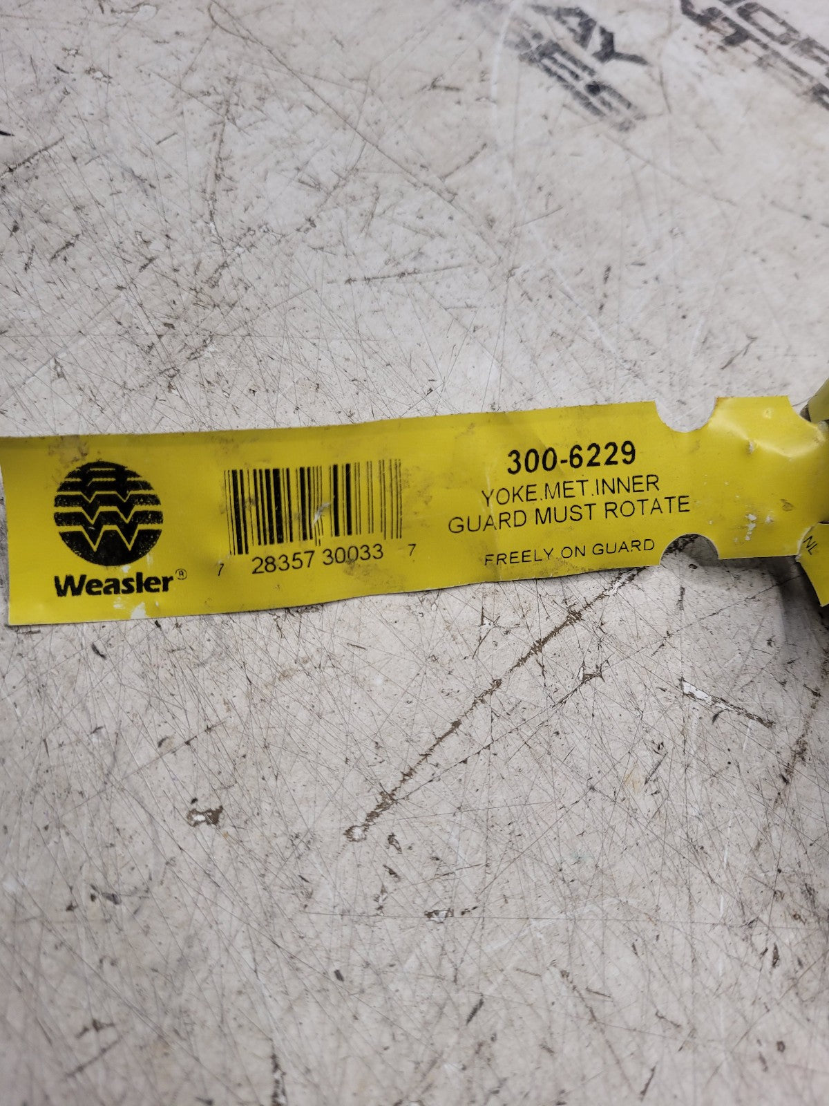 Weasler Inner Profile Roll Pin Yoke 29.8MM(1-11/64")Bore Series 300-6229