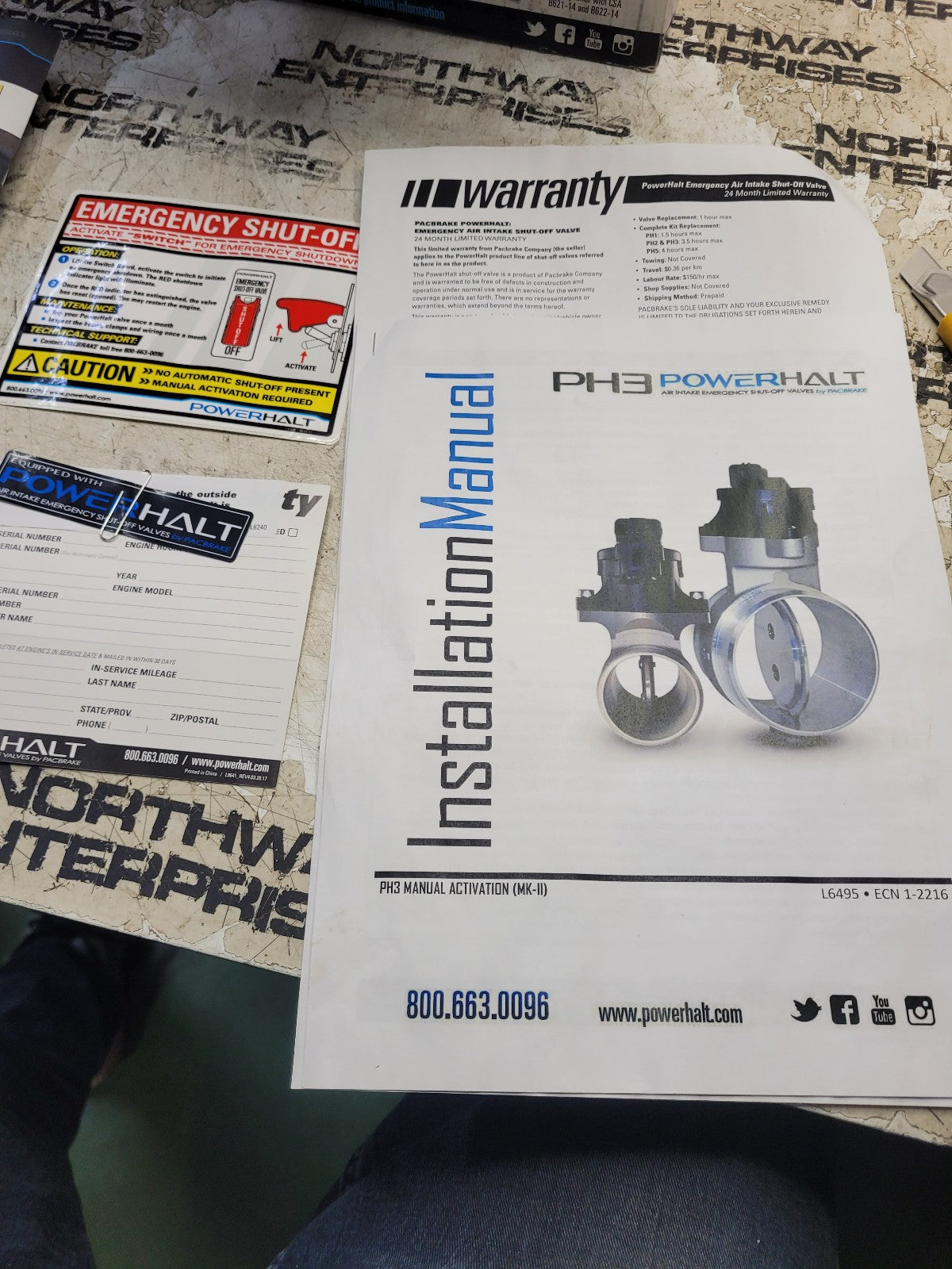 NEW ENGINE Shutdown Kit C60228T-15 POWERHAULT 4"
