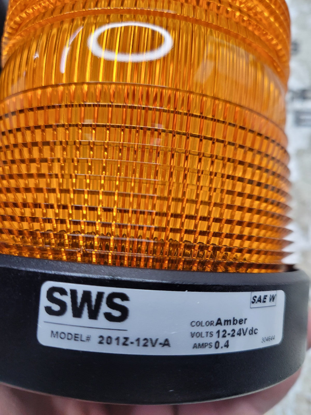NEW SWS 201Z-12V-A LED BEACON LOW PROFILE PERMANENT MOUNT