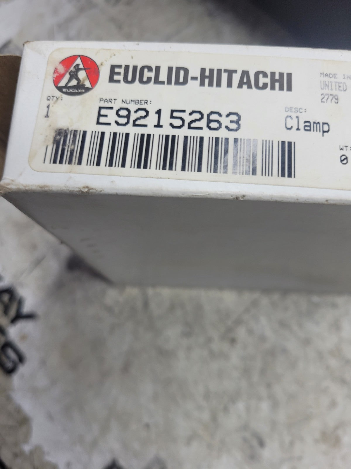 NEW EUCLID HITACHI E9215263 CLAMP