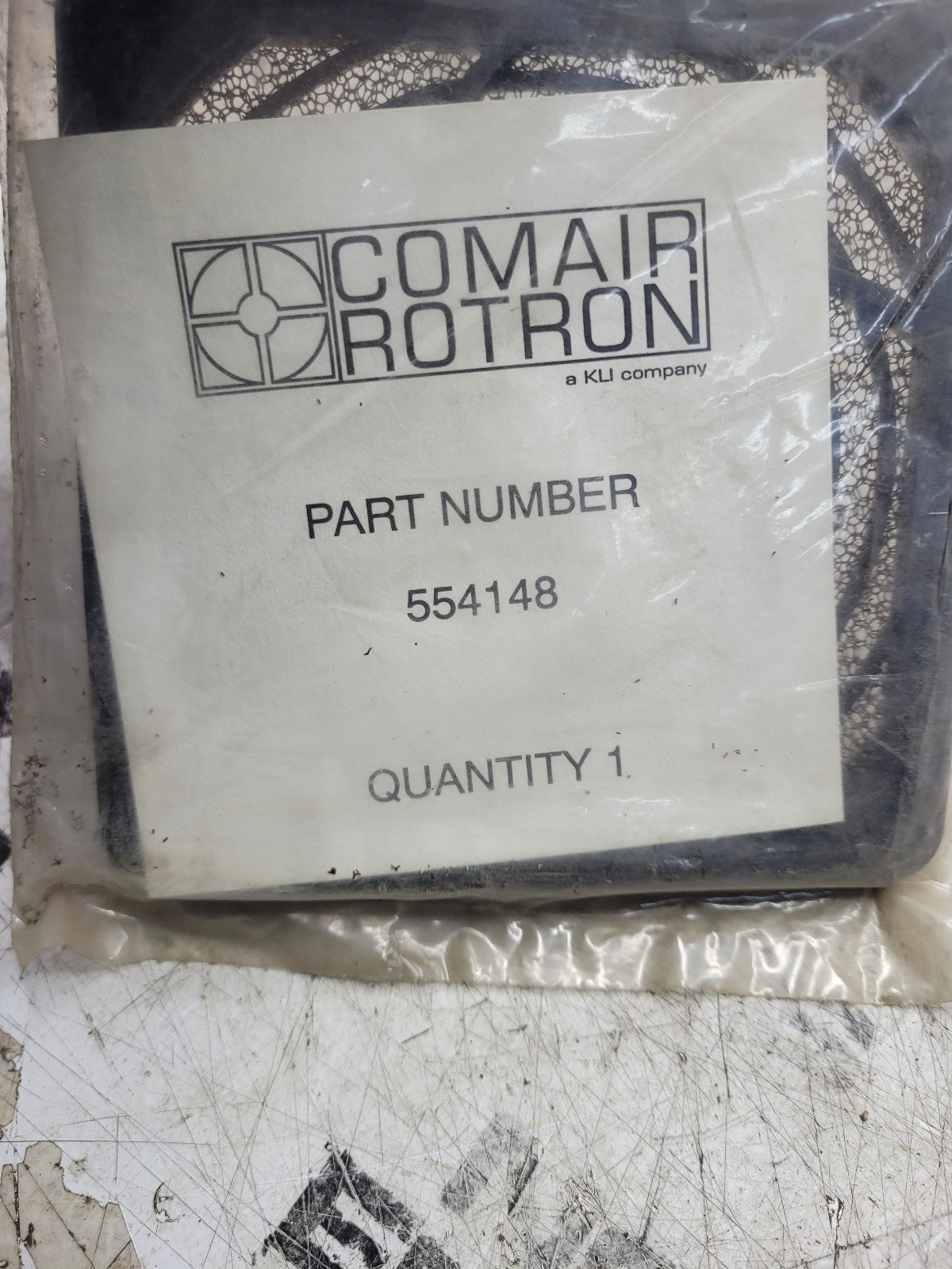 554148 COMAIR ROTRON grill with air filter guard assembly for 120MM fan