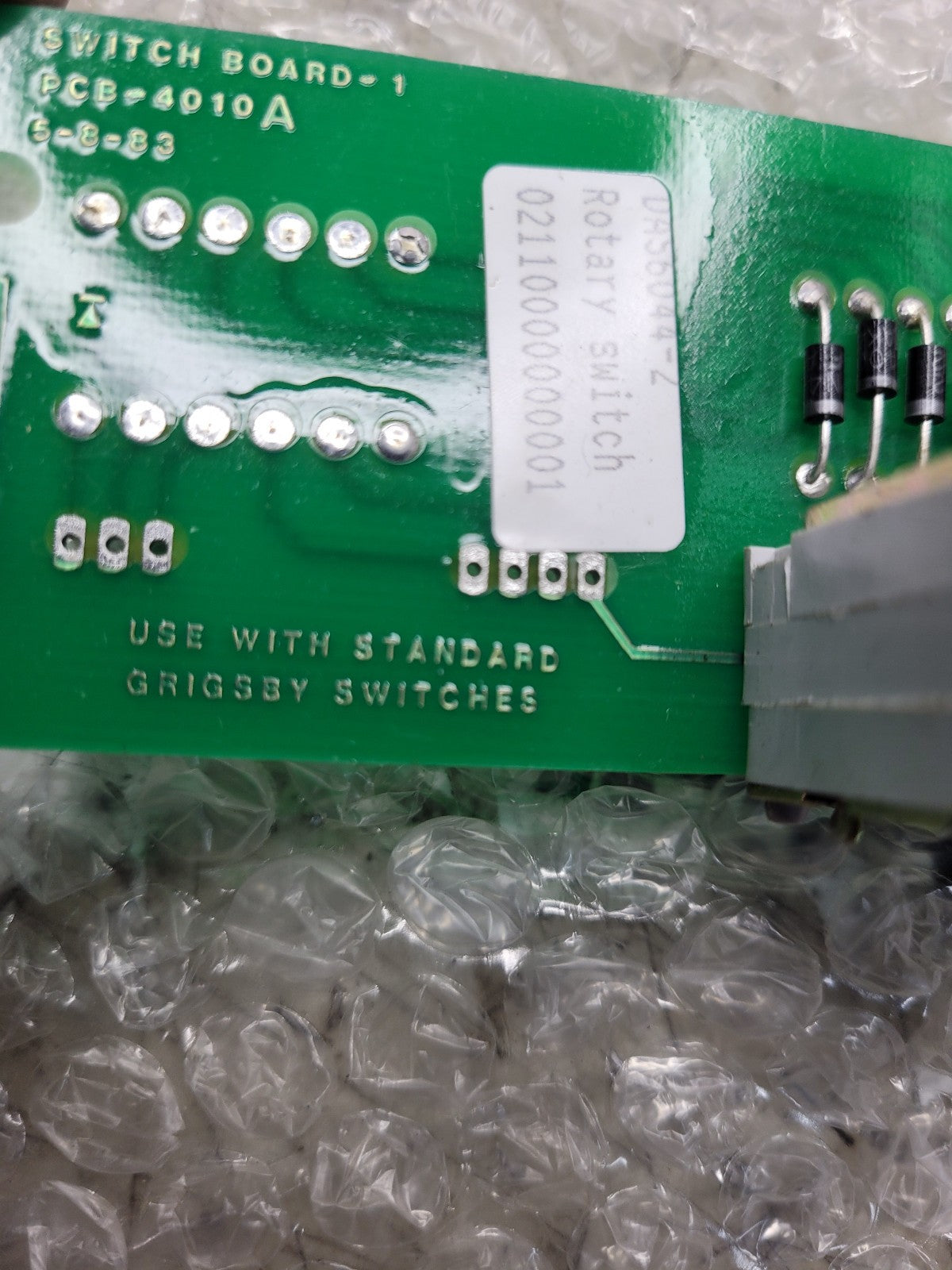 NEW 172246 PCB4041A SWITCH MESSAGE MONITOR ROTARY