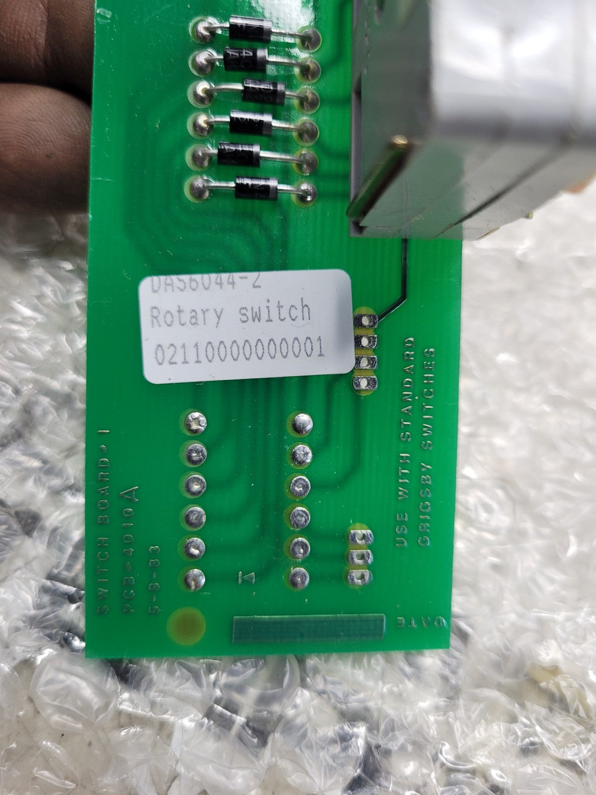 NEW 172246 PCB4041A SWITCH MESSAGE MONITOR ROTARY