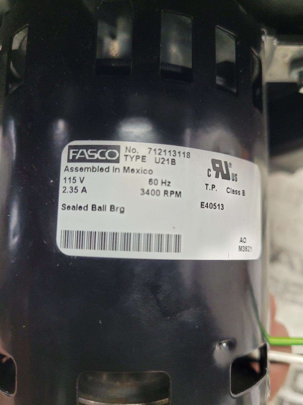 Lennox 93W13 Combustion Blower Assembly Inducer Motor Replaces 93W1301, 73W44, 7