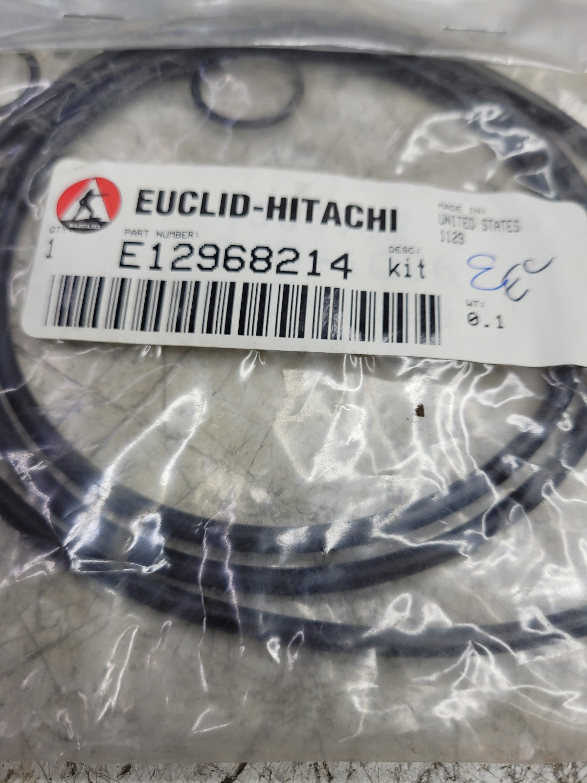 NEW EUCLID SEAL KIT 12968214 ORING KIT E12968214