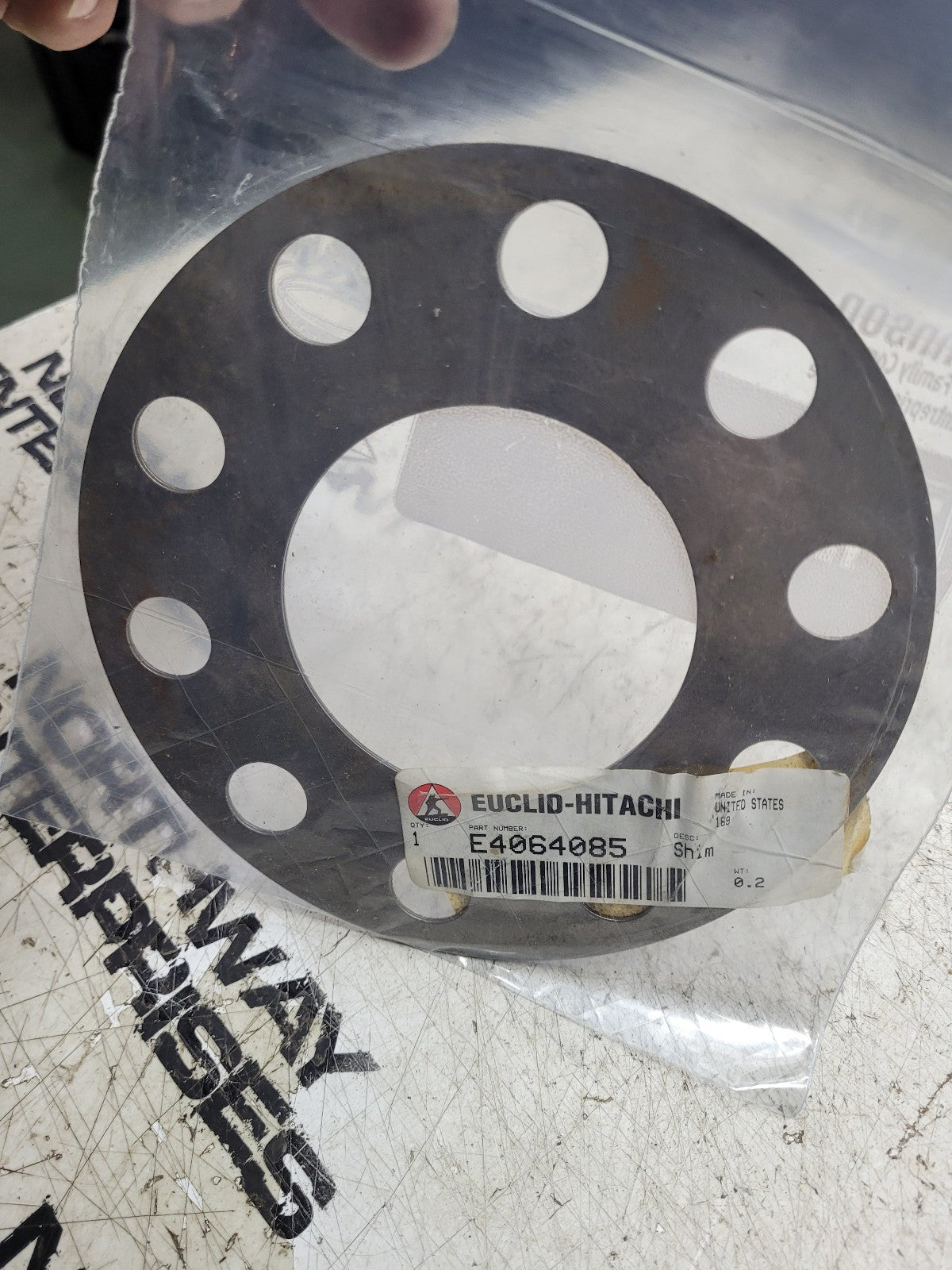 NEW E4064085 EUCLID HITACHI SHIM 4064085