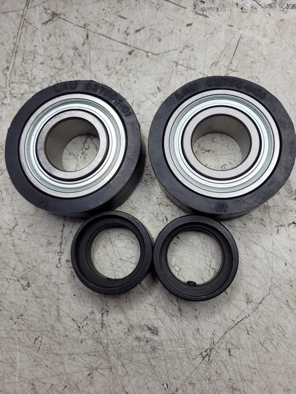NEW 8259001 LAUIND BEARING SET 1" SEALED Ball Bearings 2-17/32"