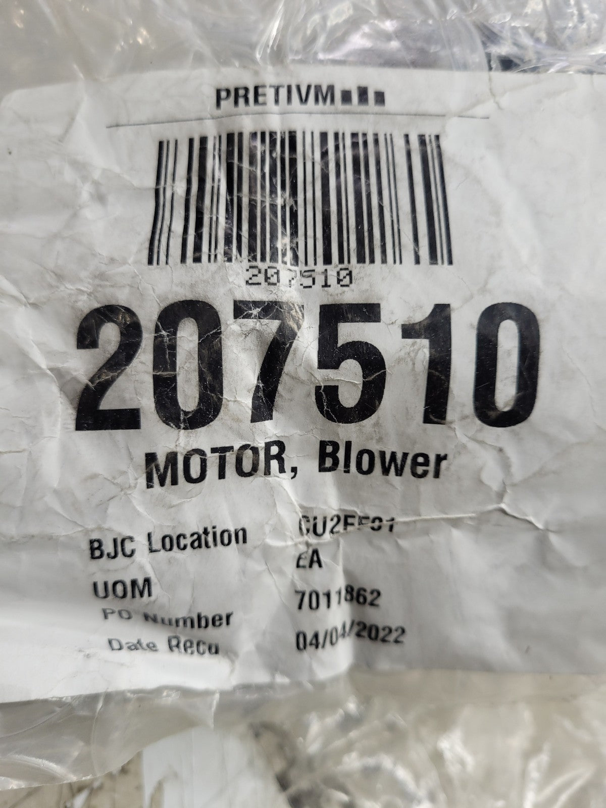 NEW Clean Burn 1/10HP Burner Blower Motor PN : 33175 PSC93-16-075