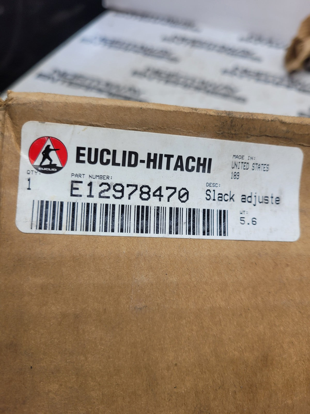 New Euclid-Hitachi E12978470 Slack Adjuster Bendix 280383