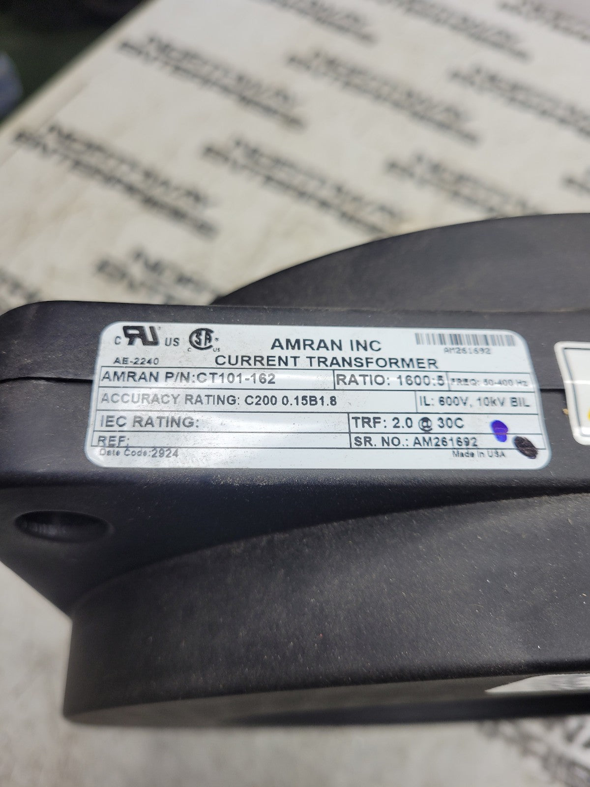 NEW CT101-162 Current Transformer 1600:5