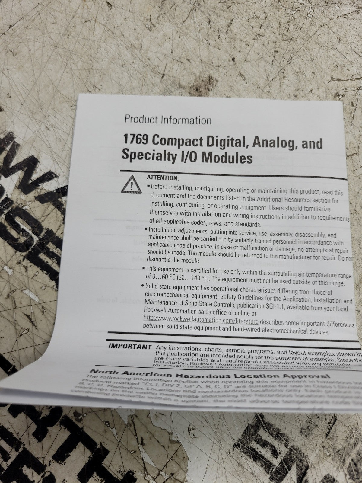 NEW 1769-OF4 SER A CompactLogix Analog Output Module PN-48542 ALLEN BRADLEY