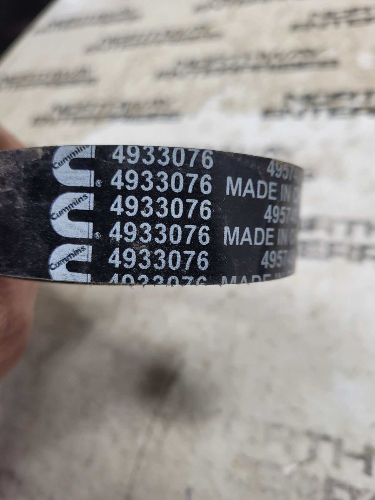 New 4933076 Genuine Cummins Belt