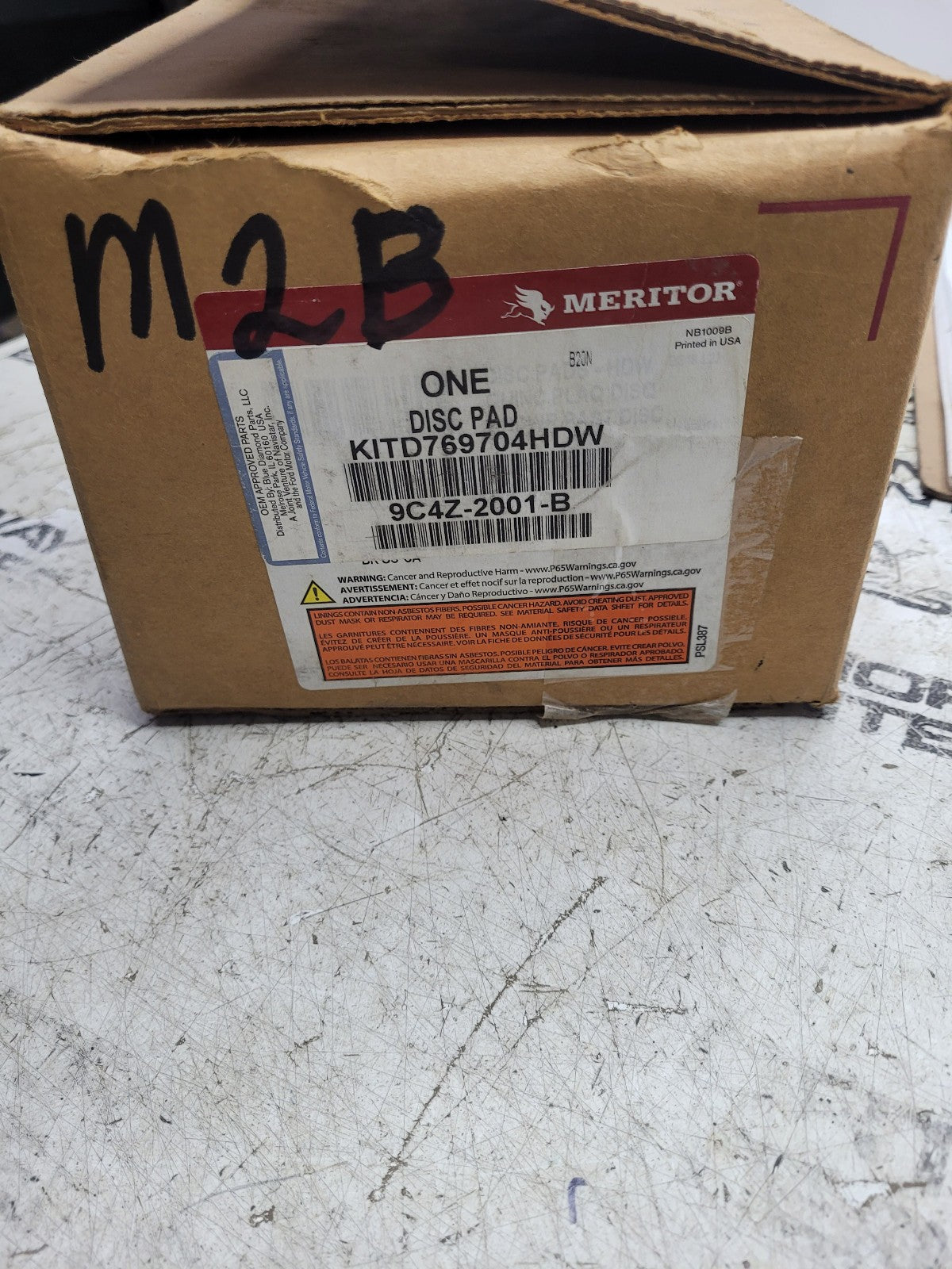 New Meritor KITD769704HWD 9c4z-2001-b Disc Brake Pad Kit 9C4Z2001B