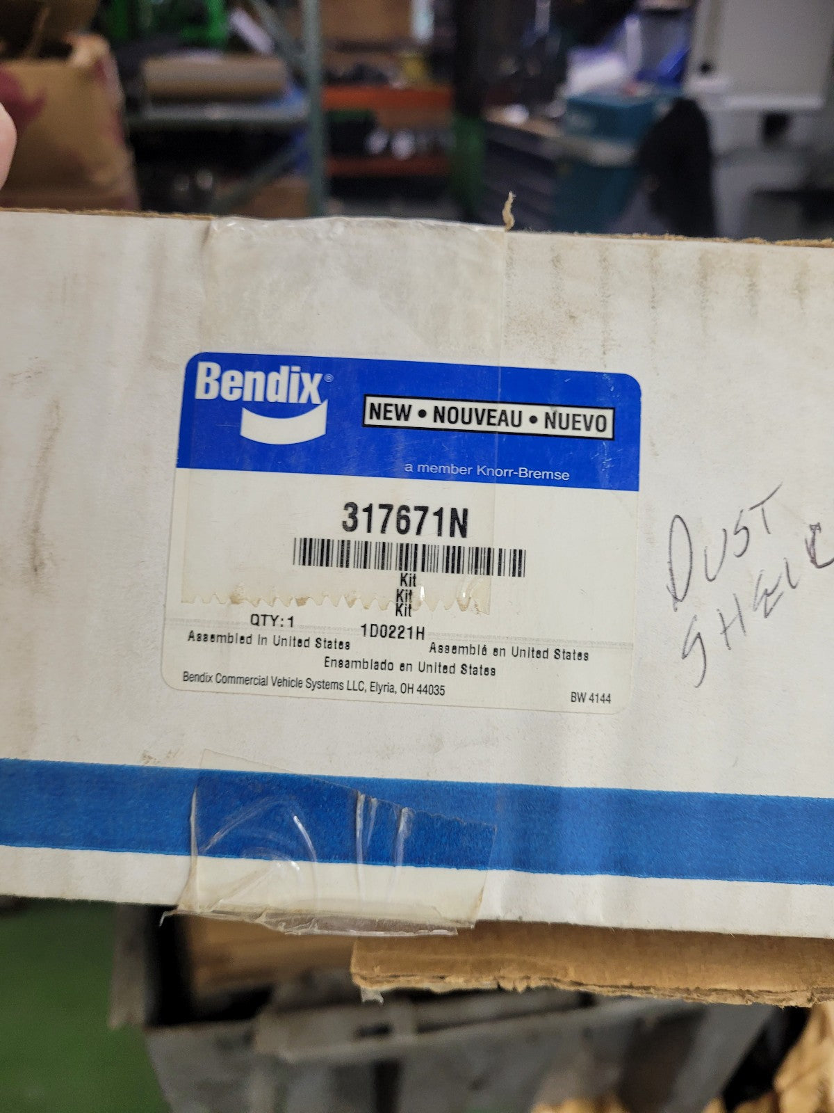 NEW BENDIX 317671N Brake Dust Shield