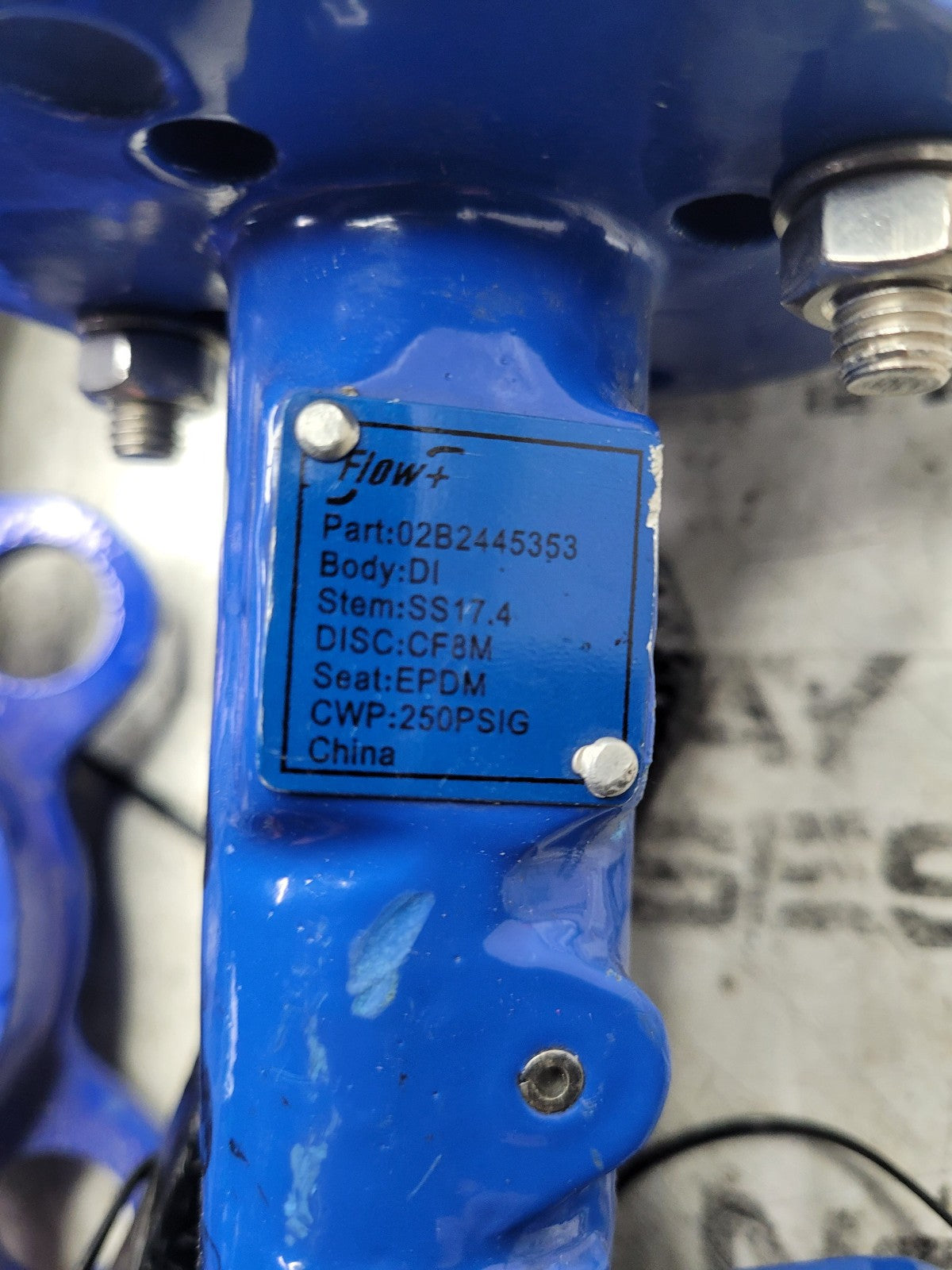 NEW FLOW 02B2445353 DI SS17.4 CF8M EPDM 250PSIG BUTTERFLY VALVE