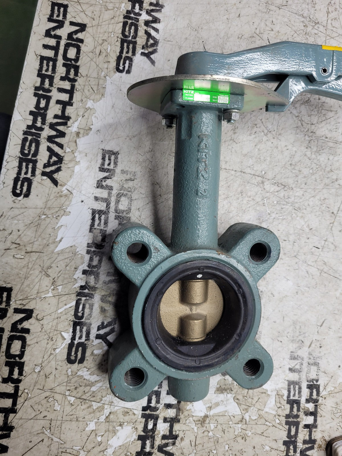 NEW 200DJLAE KITZ ASME 150 ALBRZ EPDM 6122EL BUTTERFLY VALVE