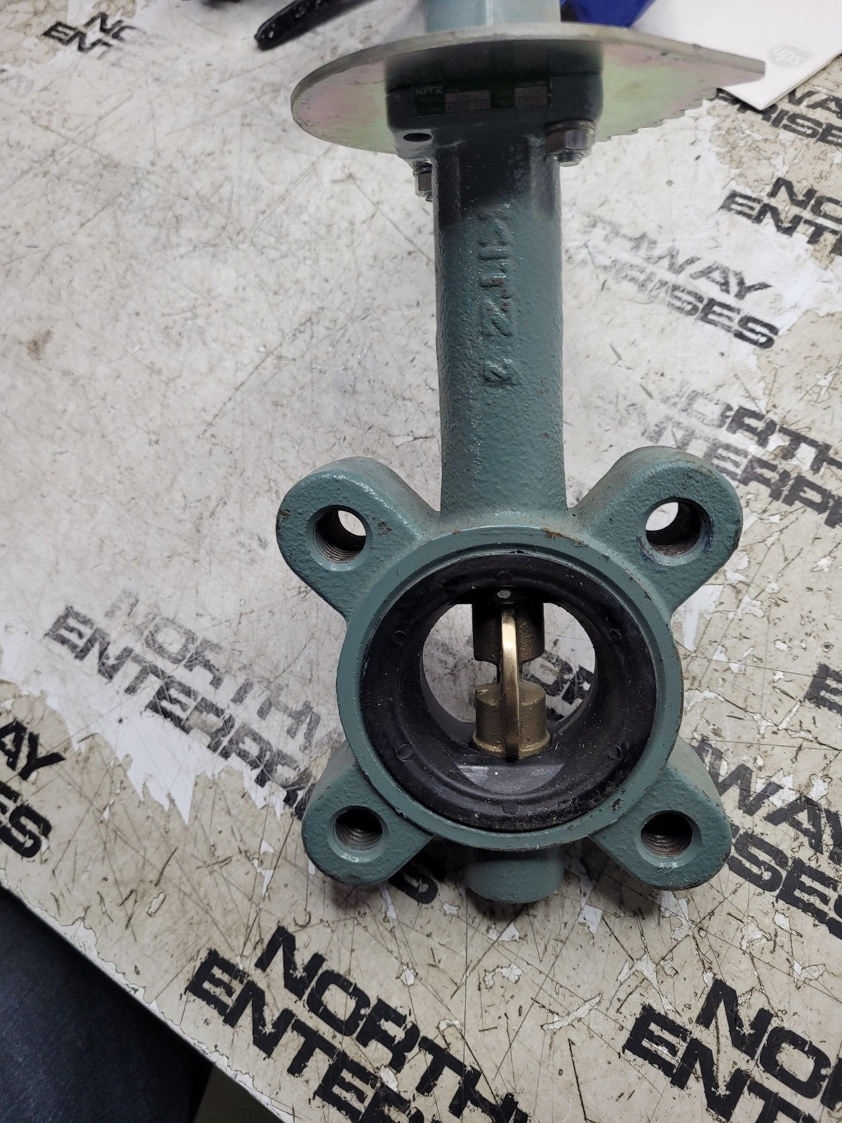 NEW 200DJLAE KITZ ASME 150 ALBRZ EPDM 6122EL BUTTERFLY VALVE