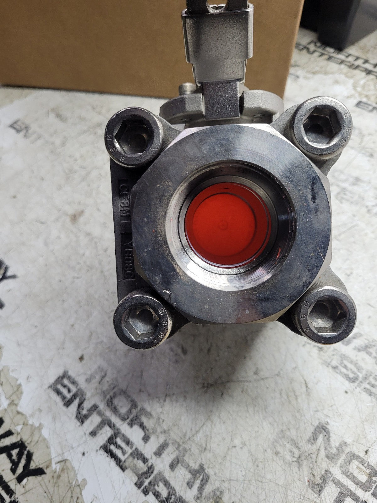 NEW Velan T1813-SSEZ Stainless Socket Ball Valve W330 1 1/2" DN40 CF8M