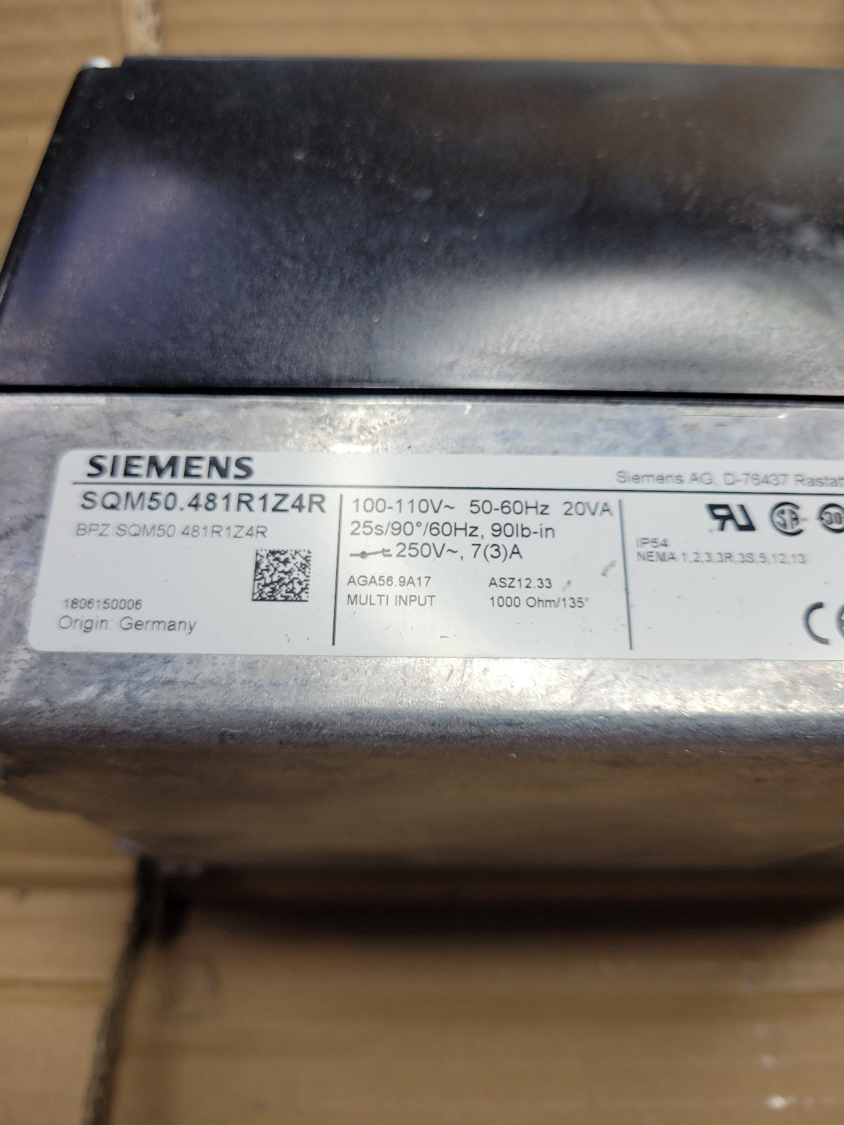 NEW SIEMENS SQM50.481R1Z4R Actuator