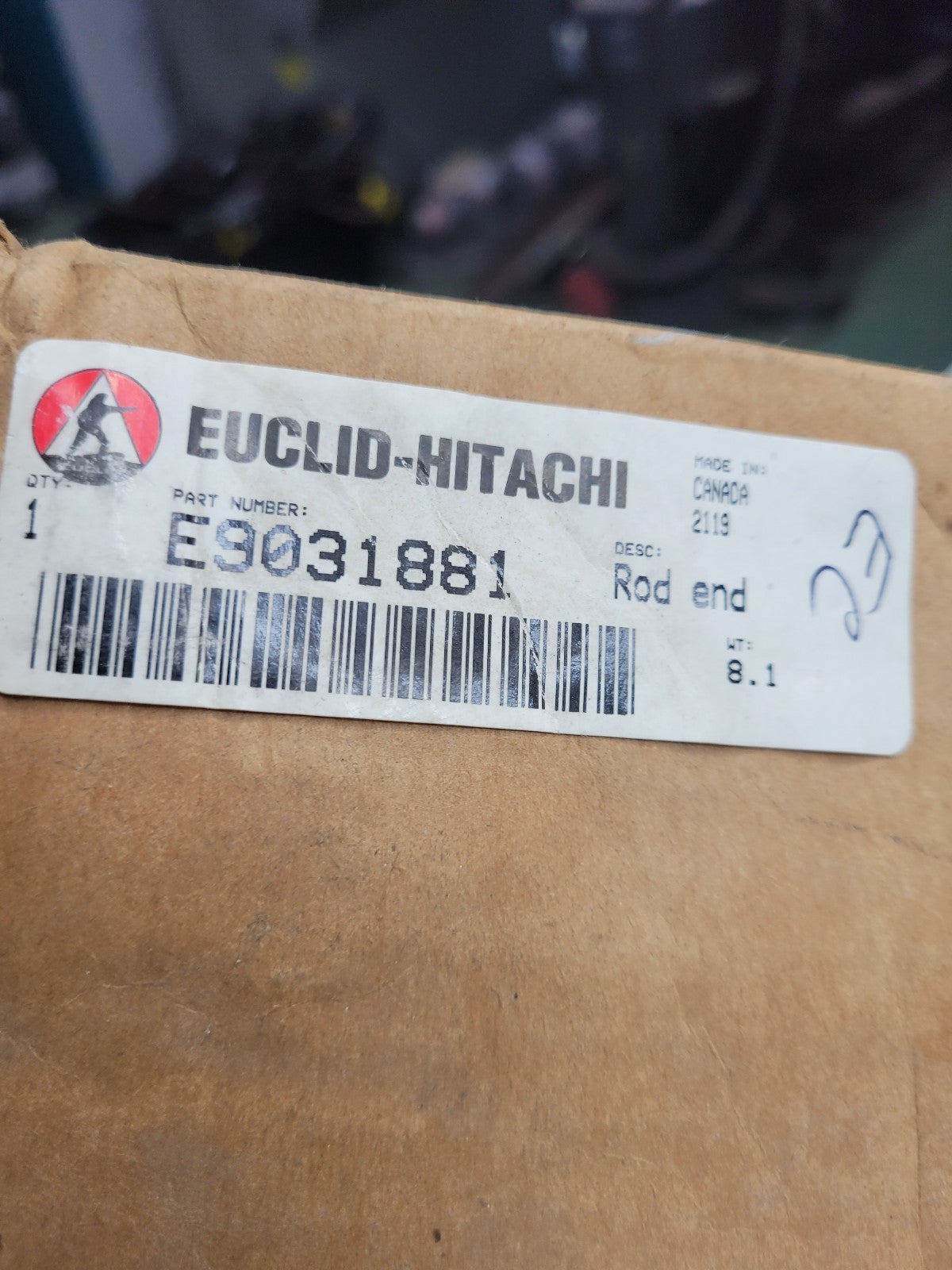 NEW E9031881 EUCLID HITACHI 9031881 TIE ROD END