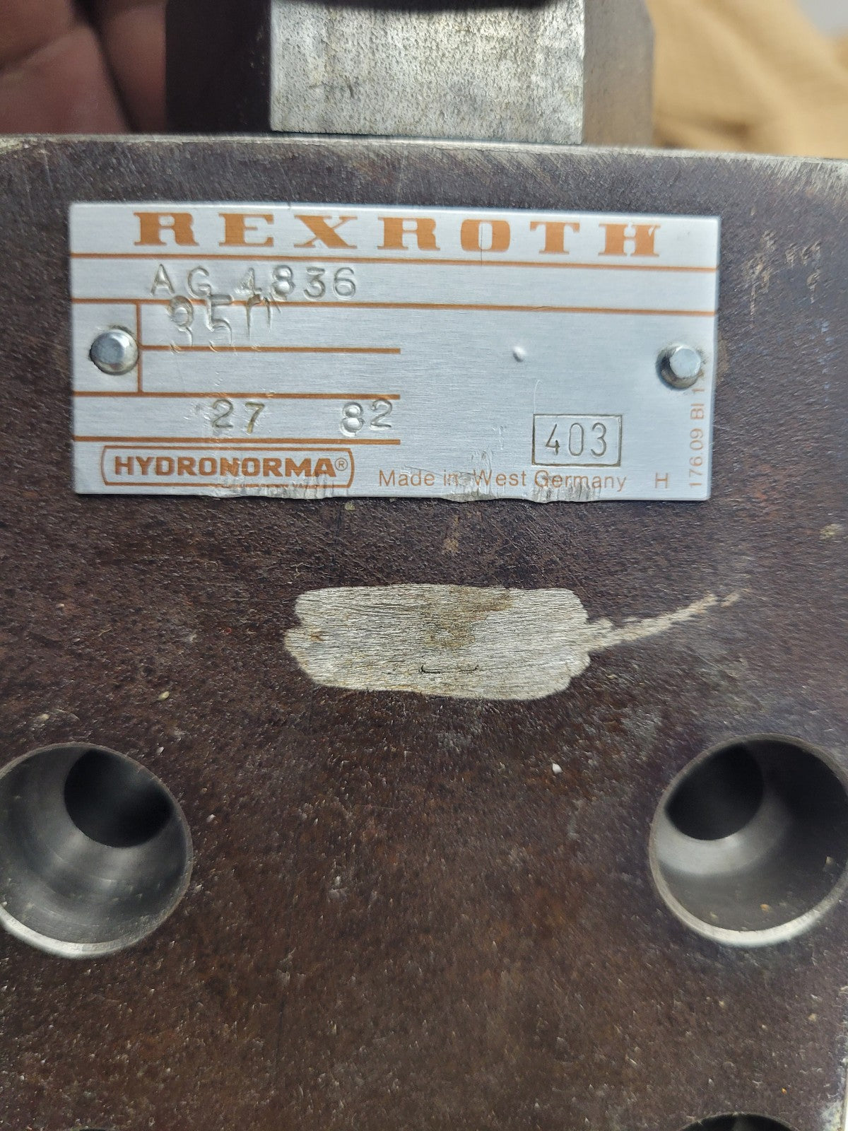 NEW REXROTH DEMAG 960260 AG4836 HYDRONORMA
