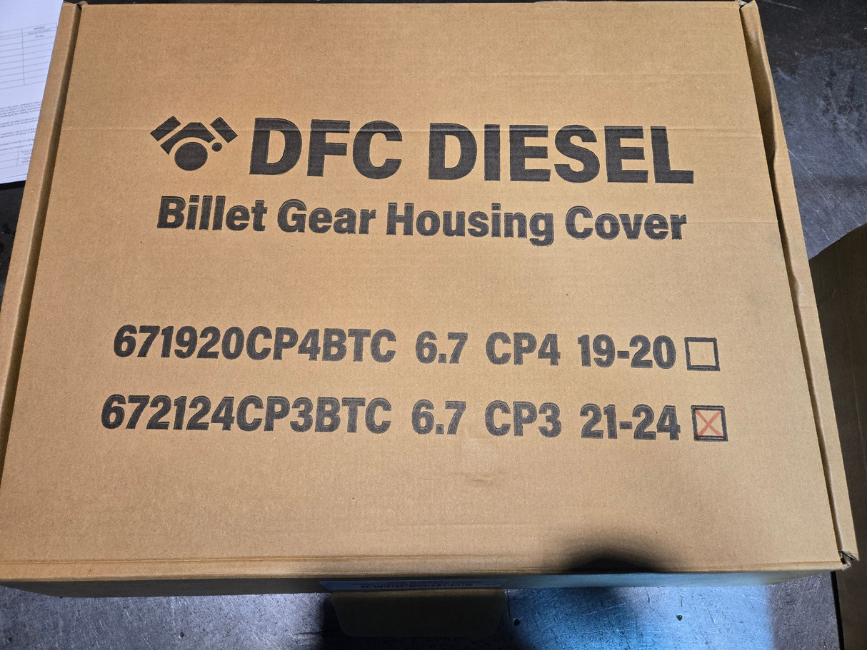 BRAND NEW DFC Diesel 2019-24 Cummins 6.7L Reinforced Billet Timing Gearcase CP3