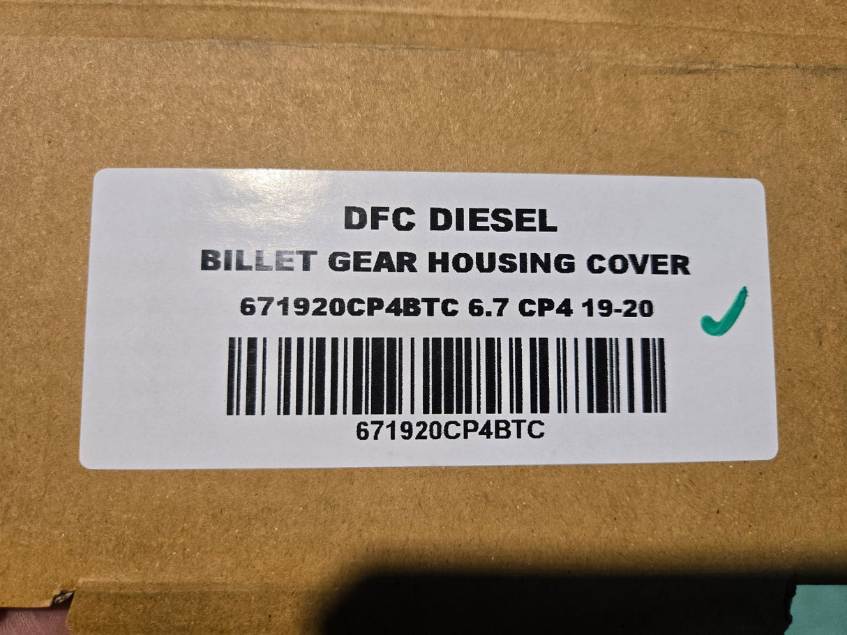 NEW DFC Diesel 2019-20 Cummins 6.7L Reinforced Billet Timing Gear Housing CP4