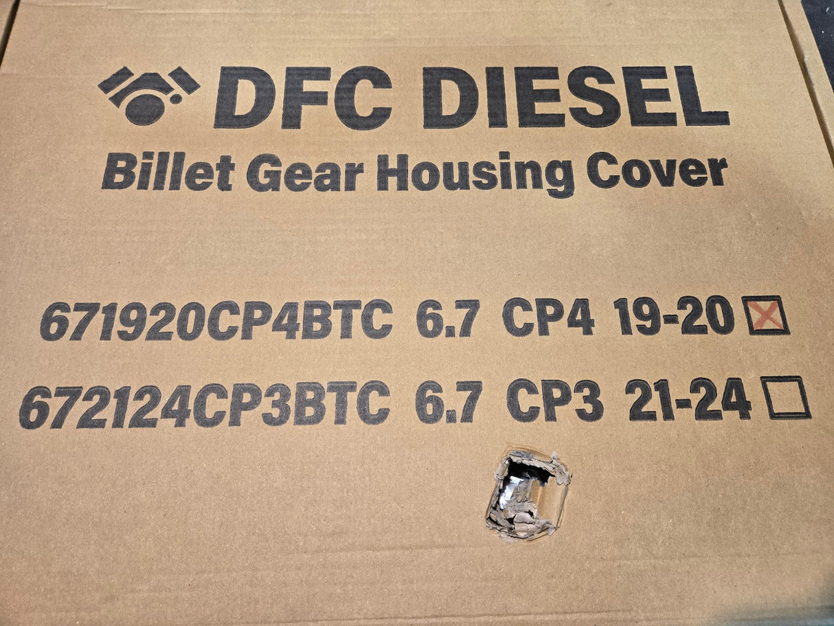 NEW DFC Diesel 2019-20 Cummins 6.7L Reinforced Billet Timing Gear Housing CP4