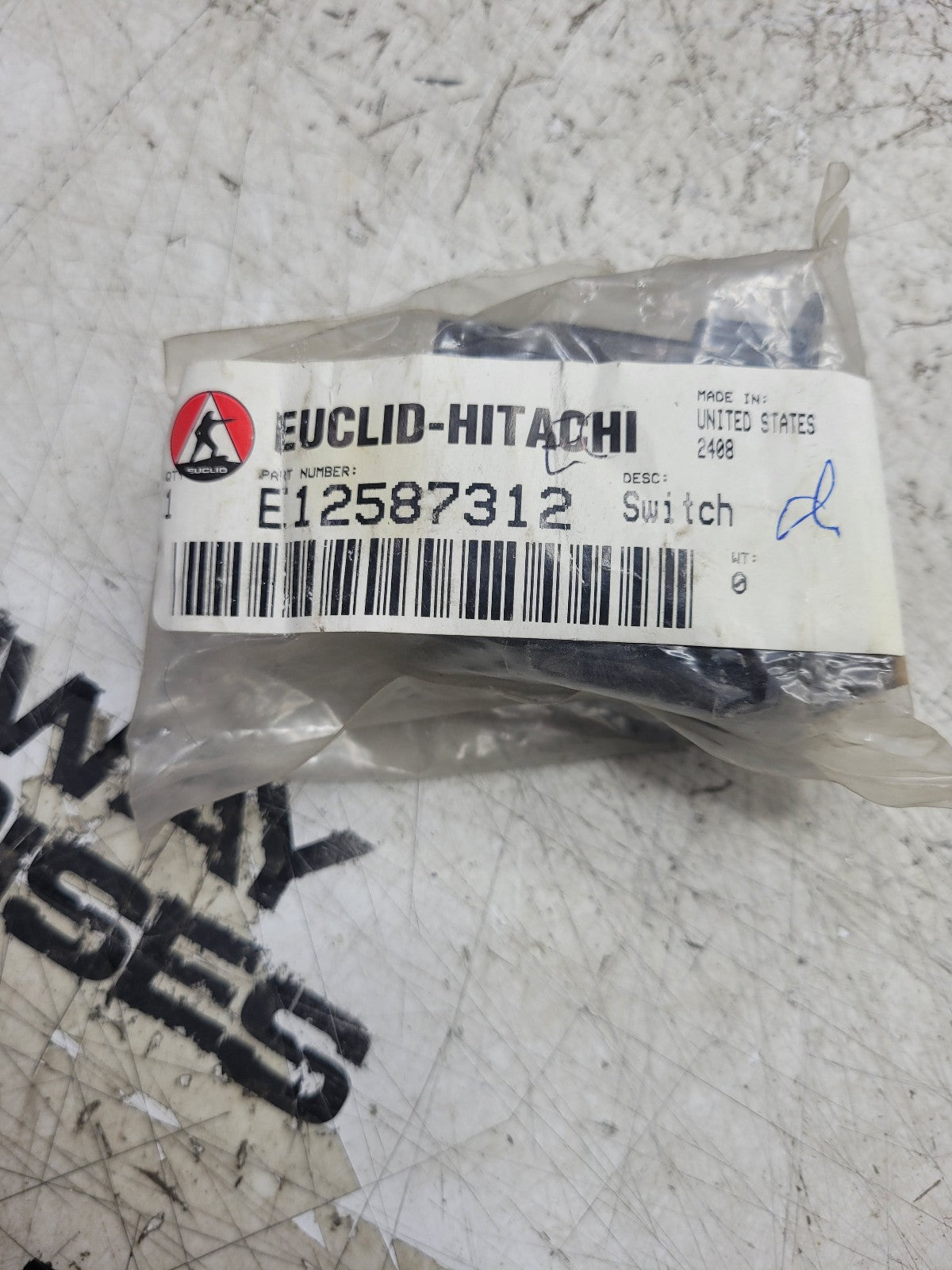 NEW E12587312 DECK SWITCH 12587312