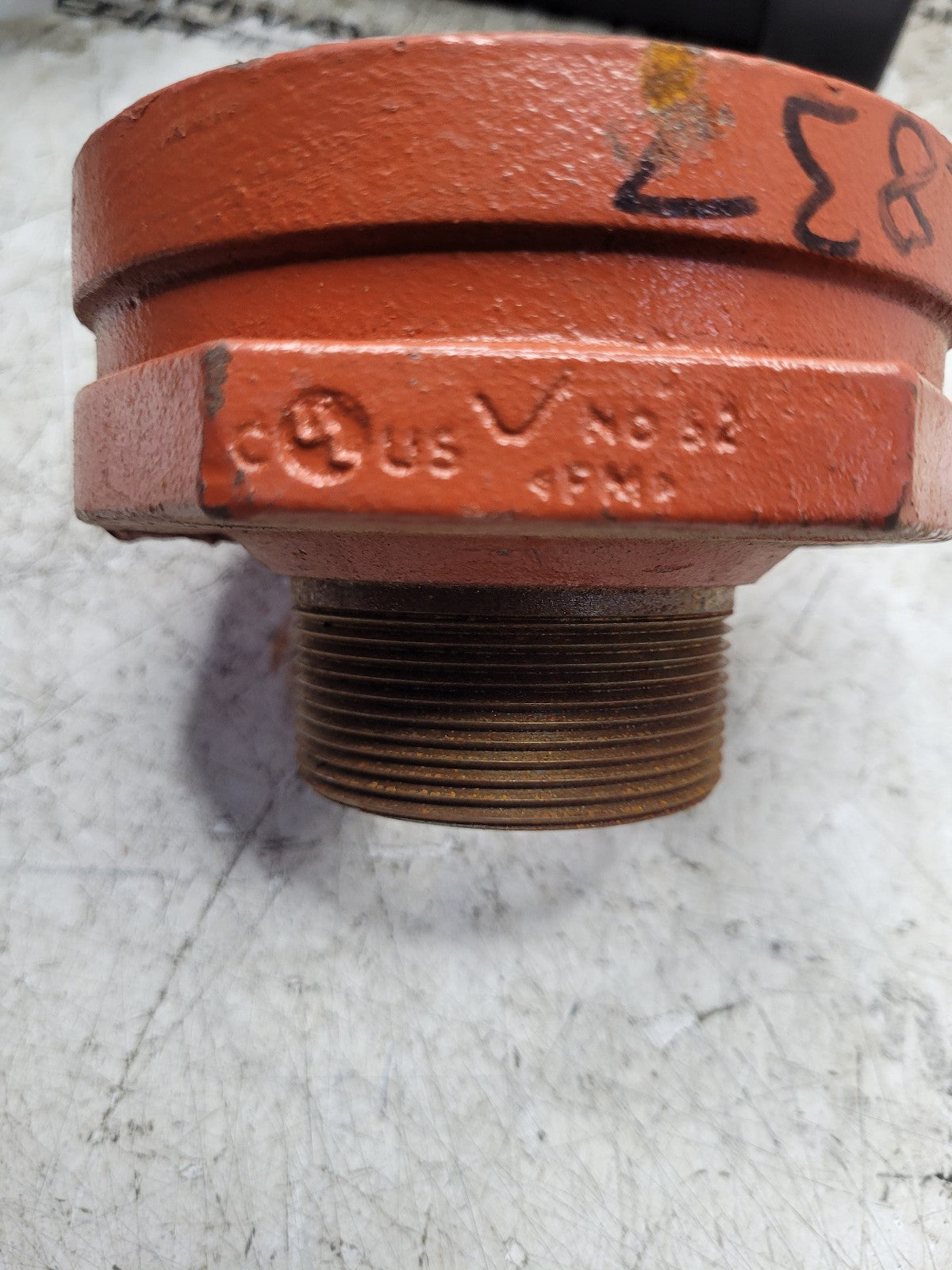 Victaulic No. 50 Reducer, 4" x 3" x 2", 114mm x 60.3mm