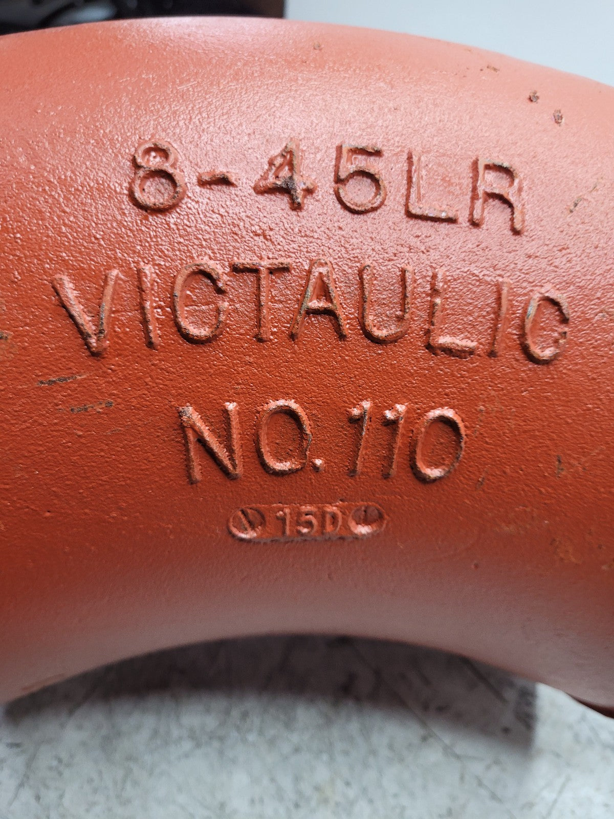 VICTAULIC 8 INCH 8-45LR NO.100 45 LONG BEND