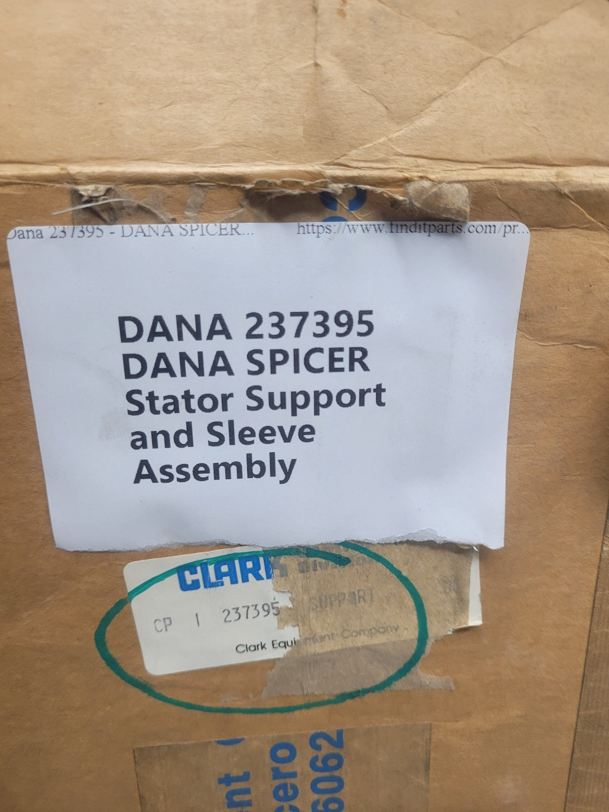 CLARK DANA SPICER 237395 DANA SPICER Stator Support and Sleeve Assembly