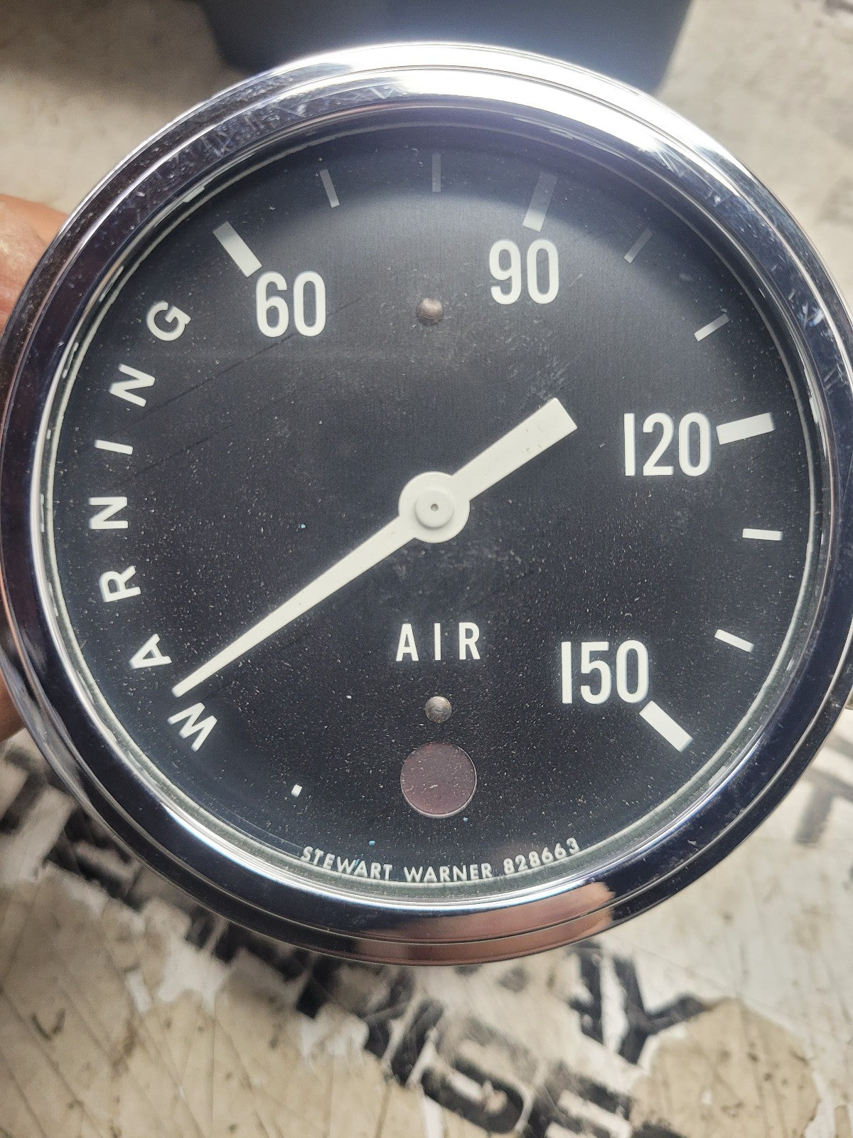 NEW ALLIED 214330 AIR PRESSURE GAUGE STEWART WARNER 828663