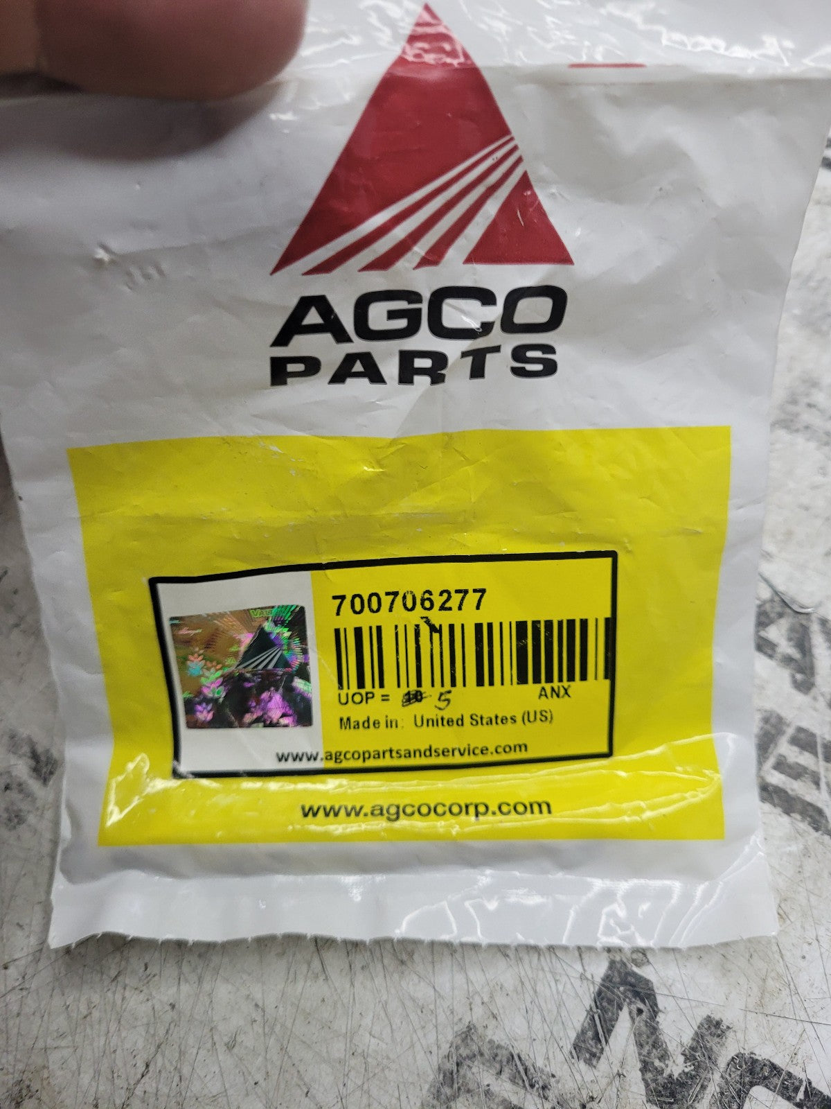 Lot of 5 AGCO NUT/COMPRESSION 700706277