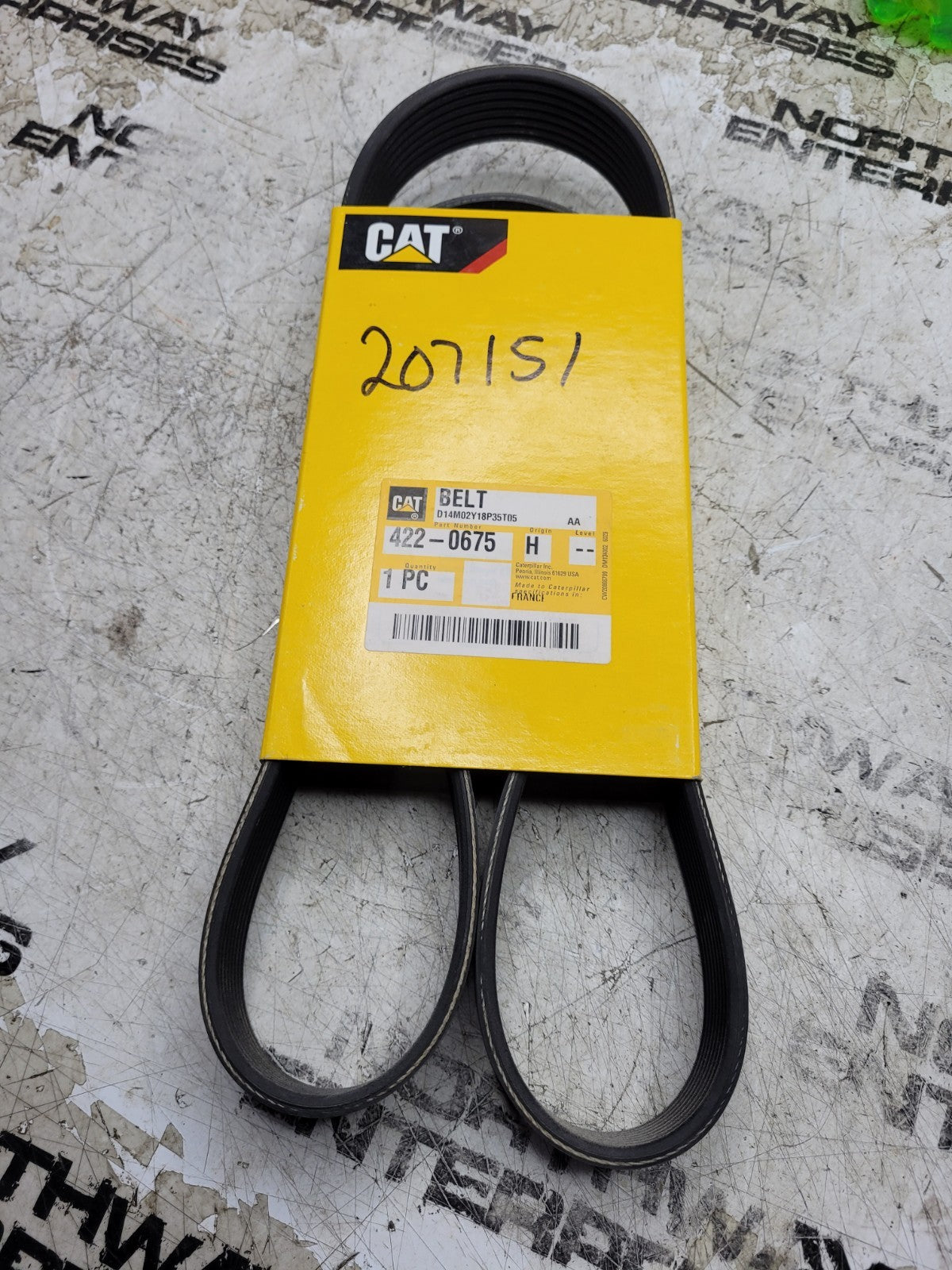 422-0675 CAT CATERPILLAR BELT 4220675