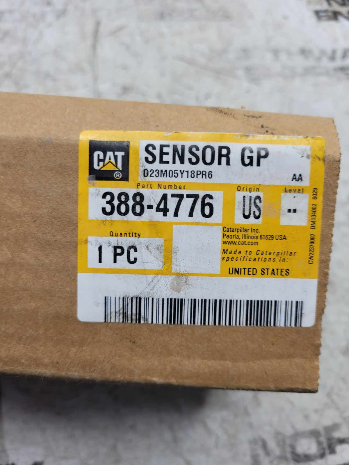 388-4776 CATERPILLAR CAT SENSOR GP-POSITION 3884776 LINEAR POSITION SENSOR