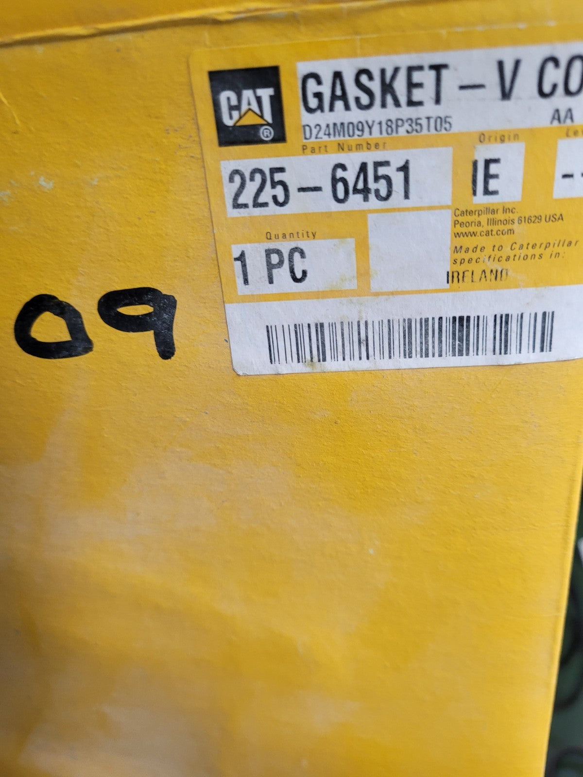 NEW 225-6451 2256451 CATERPILLAR CAT C4.4 VALVE COVER GASKET