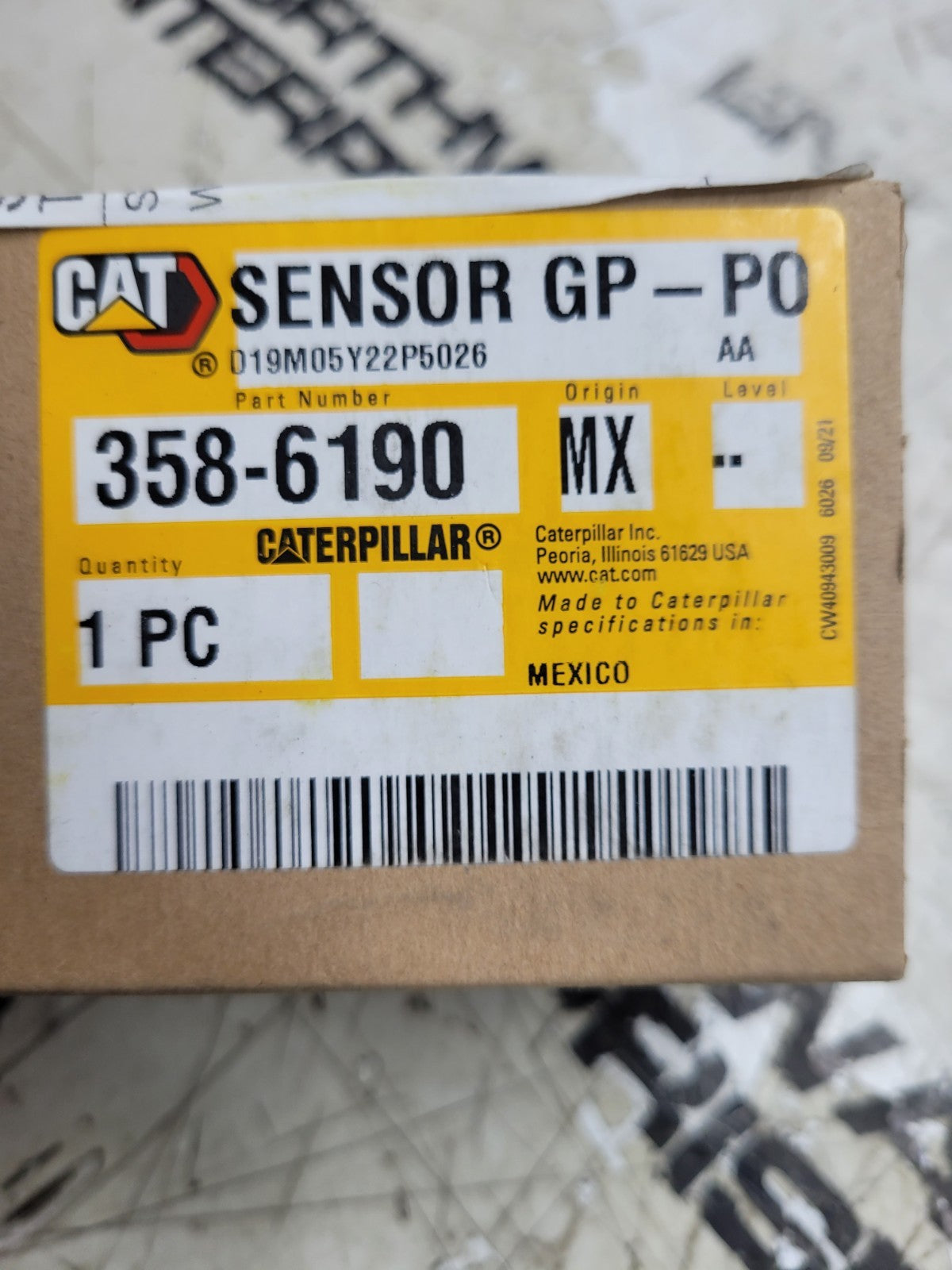 NEW CAT 358-6190: Rotary Position Sensor 3586190