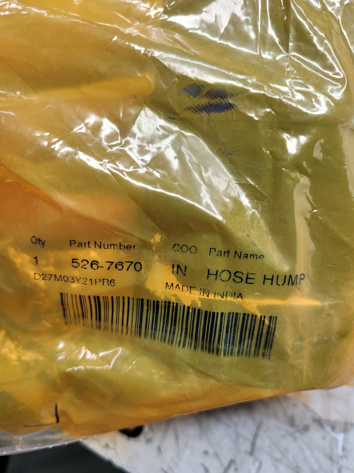 NEW CAT 526-7670: 63.5mm Inner Diameter Hump Hose CATERPILLAR 5267670