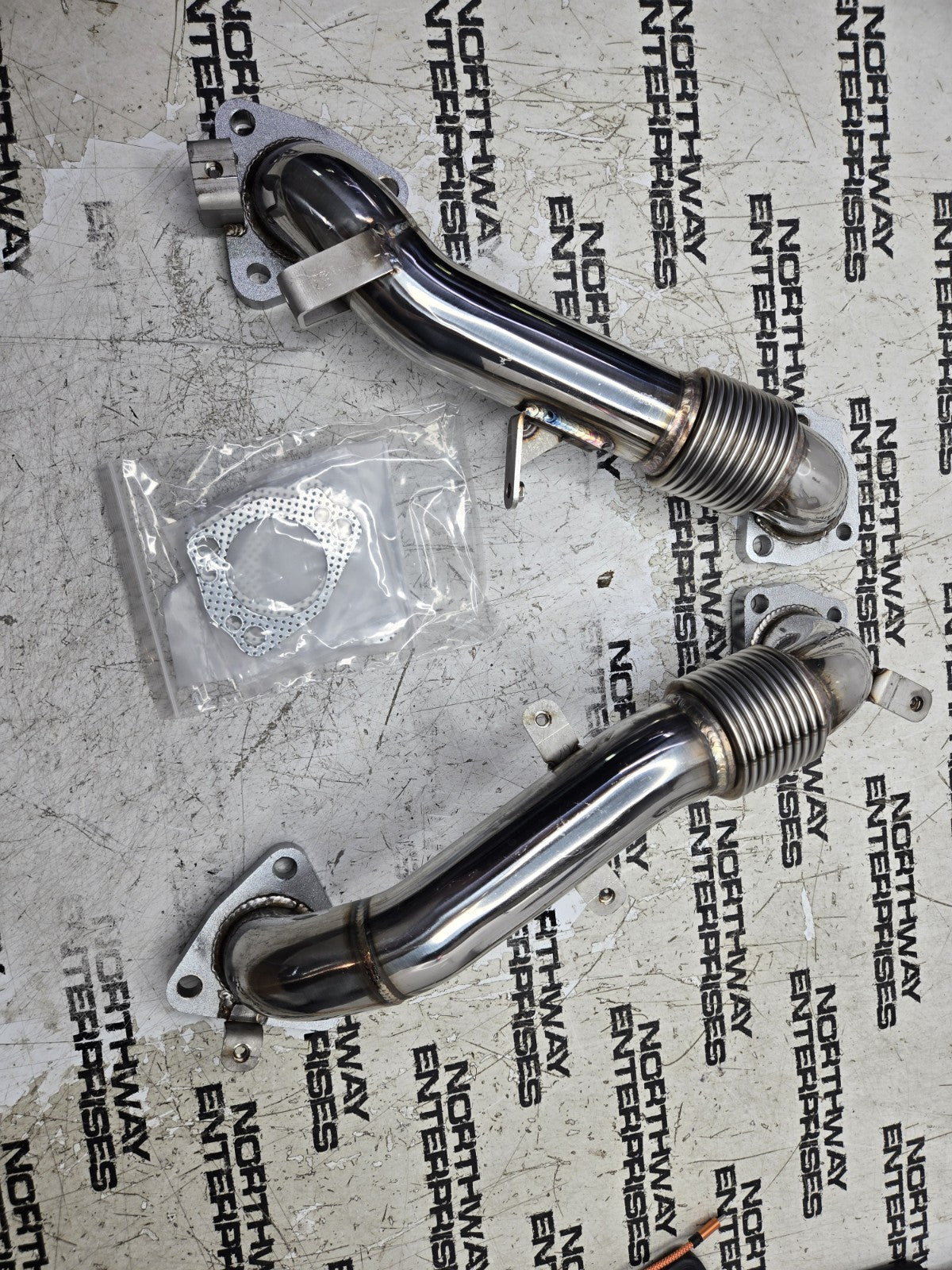 GM Duramax UP-PIPES 6.6L L5P - Stainless Steel Up-Pipes (2017-2024)